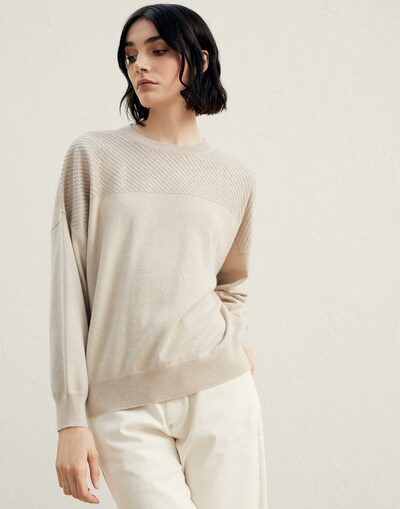 Cashmere sweater Cool Beige Woman -
                        Brunello Cucinelli
                    
