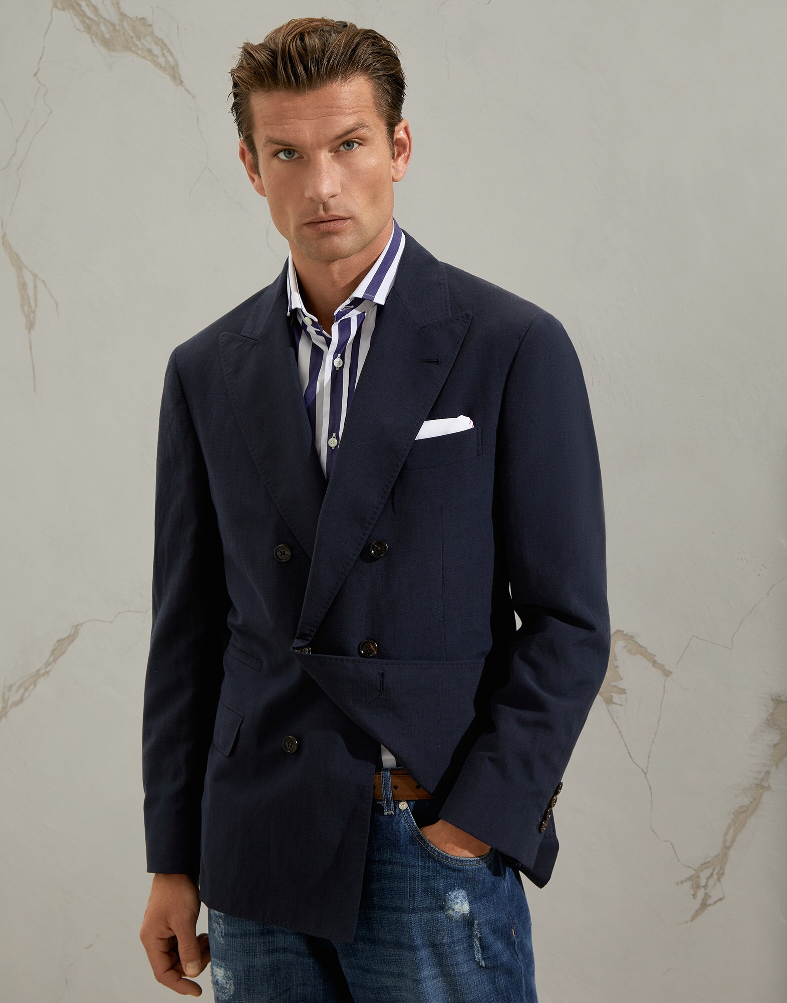 One-and-a-Half-Breasted Blazer - Front