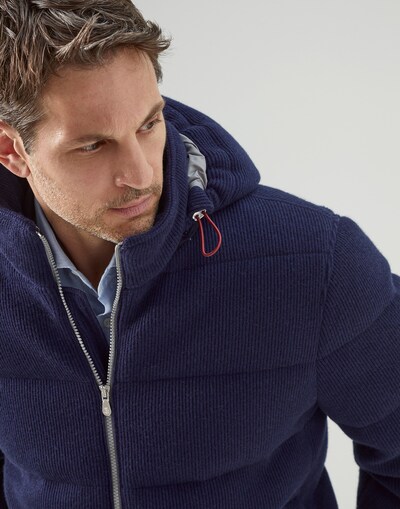 Knit Down Jacket - Detail view