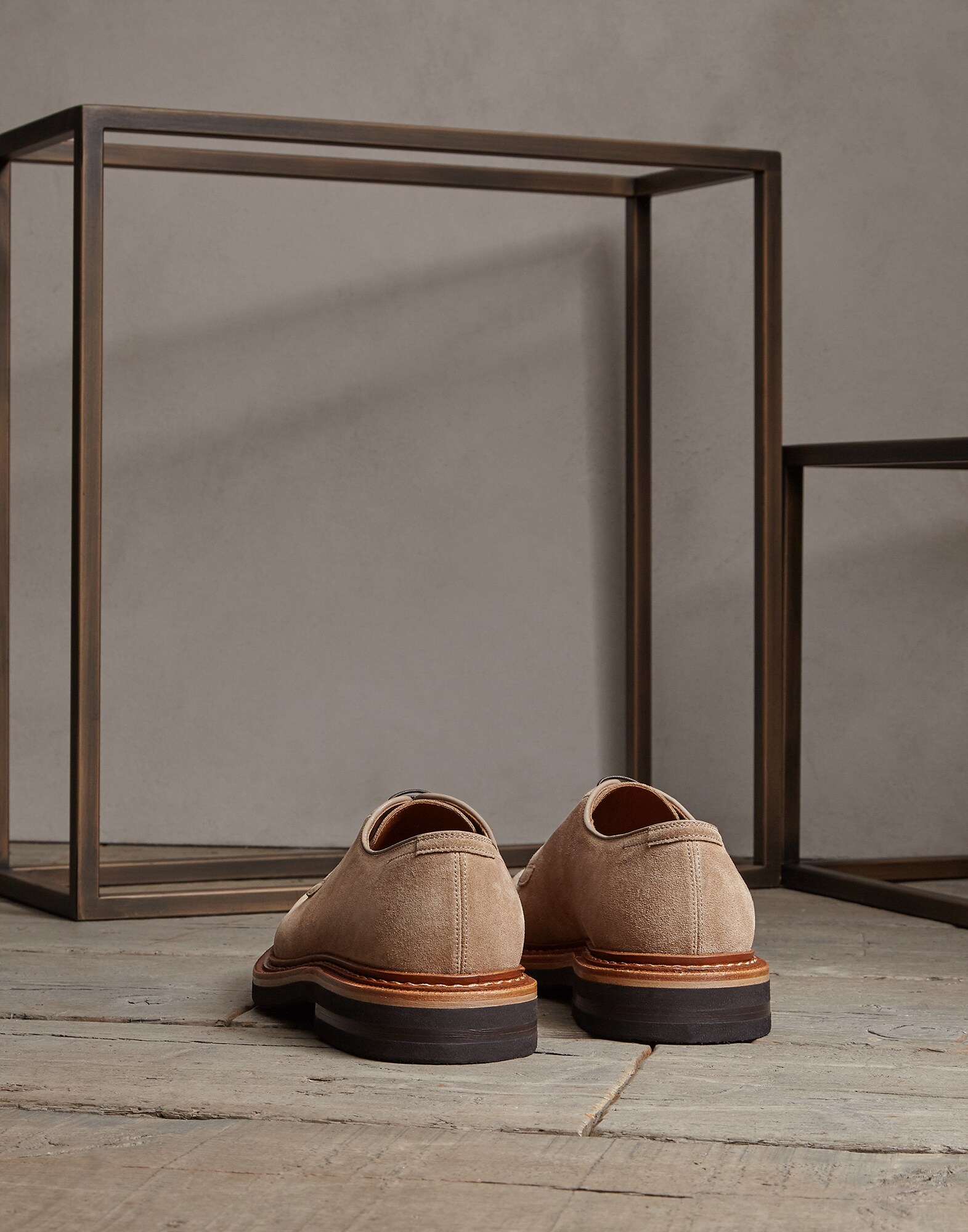 Lace-Ups Dove Grey Man 1 - Brunello Cucinelli