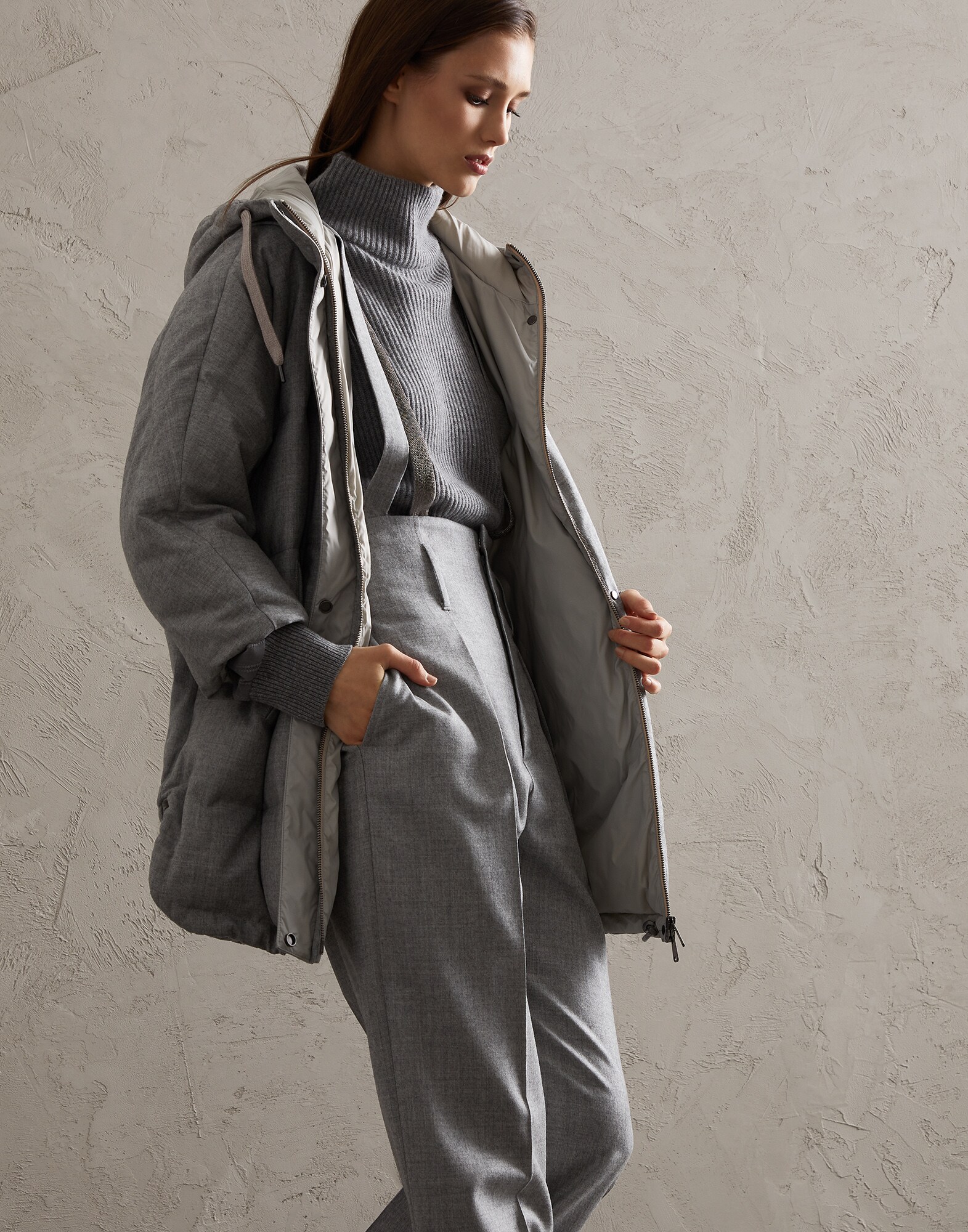 Down Jacket - Editorial view
