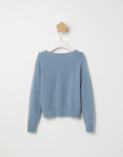 V-neck Sweater - Back view