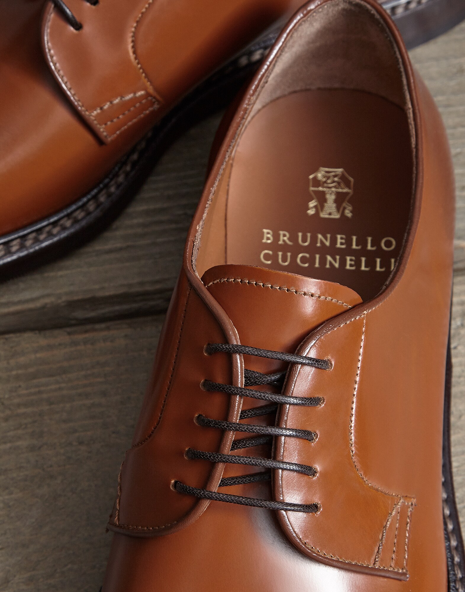 Lace-Ups Leather Man 2 - Brunello Cucinelli