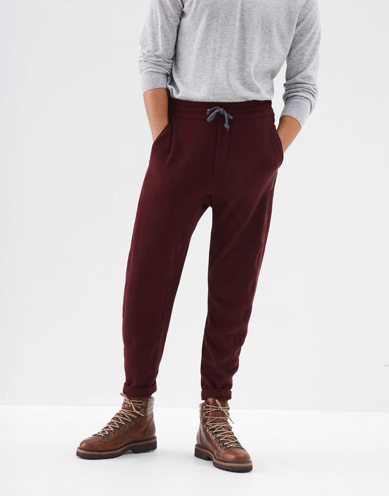 French terry trousers