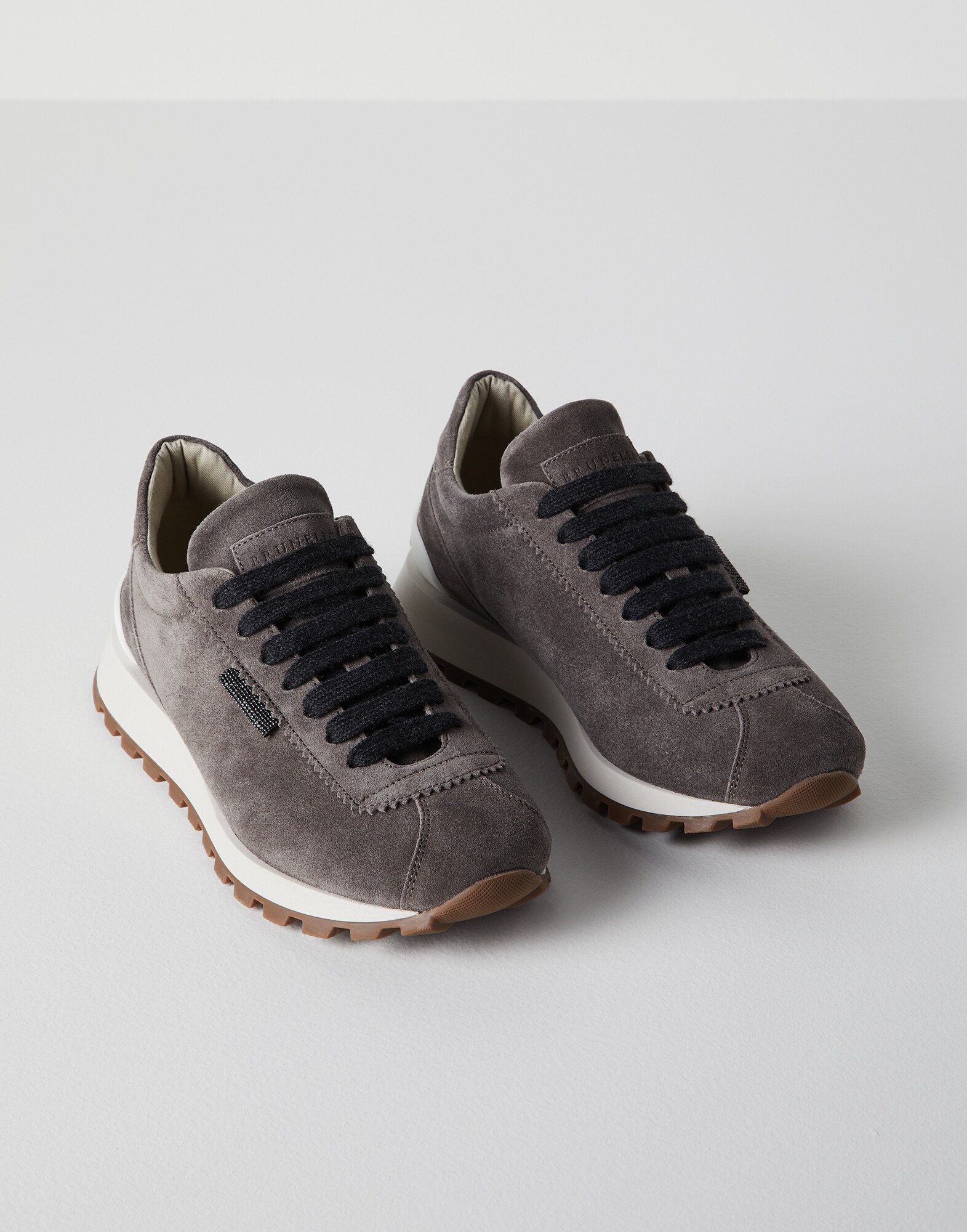 Suede sneakers Slate Woman - Brunello Cucinelli