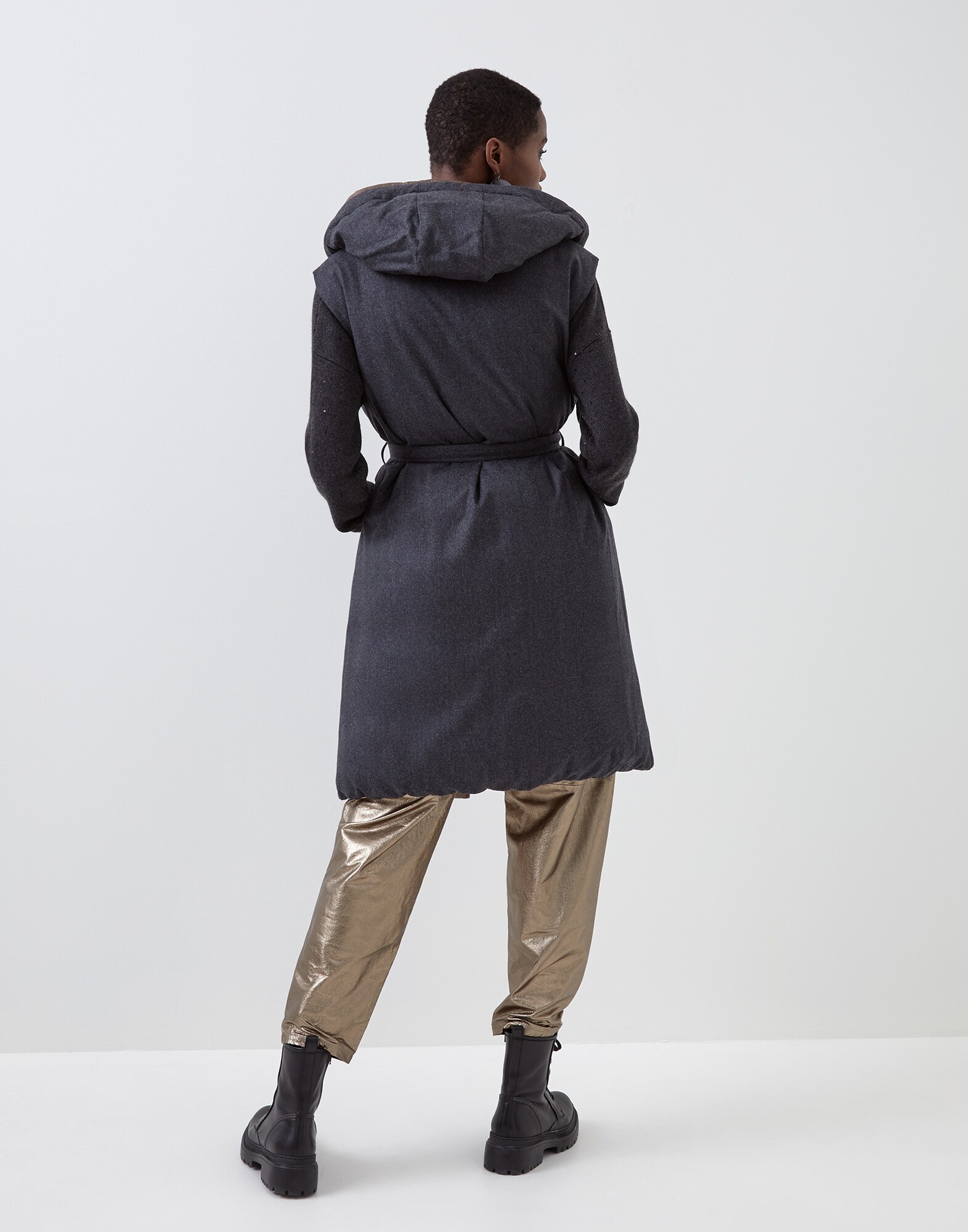 Down Sleeveless Jacket - Back