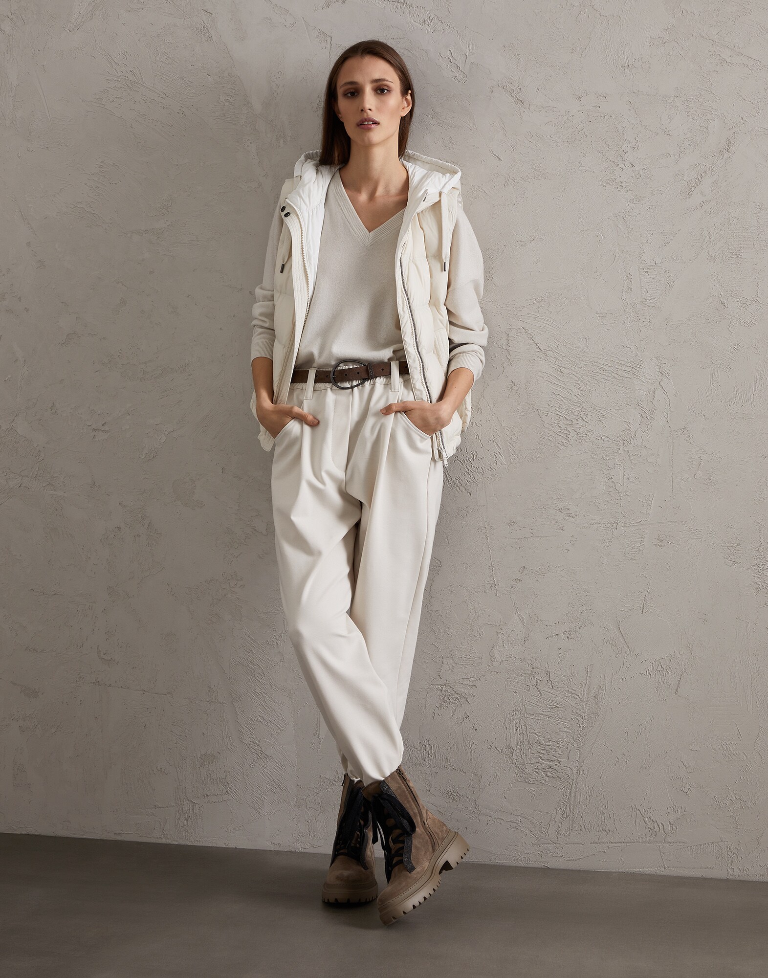 Plumífero sin Mangas - Vista look completo