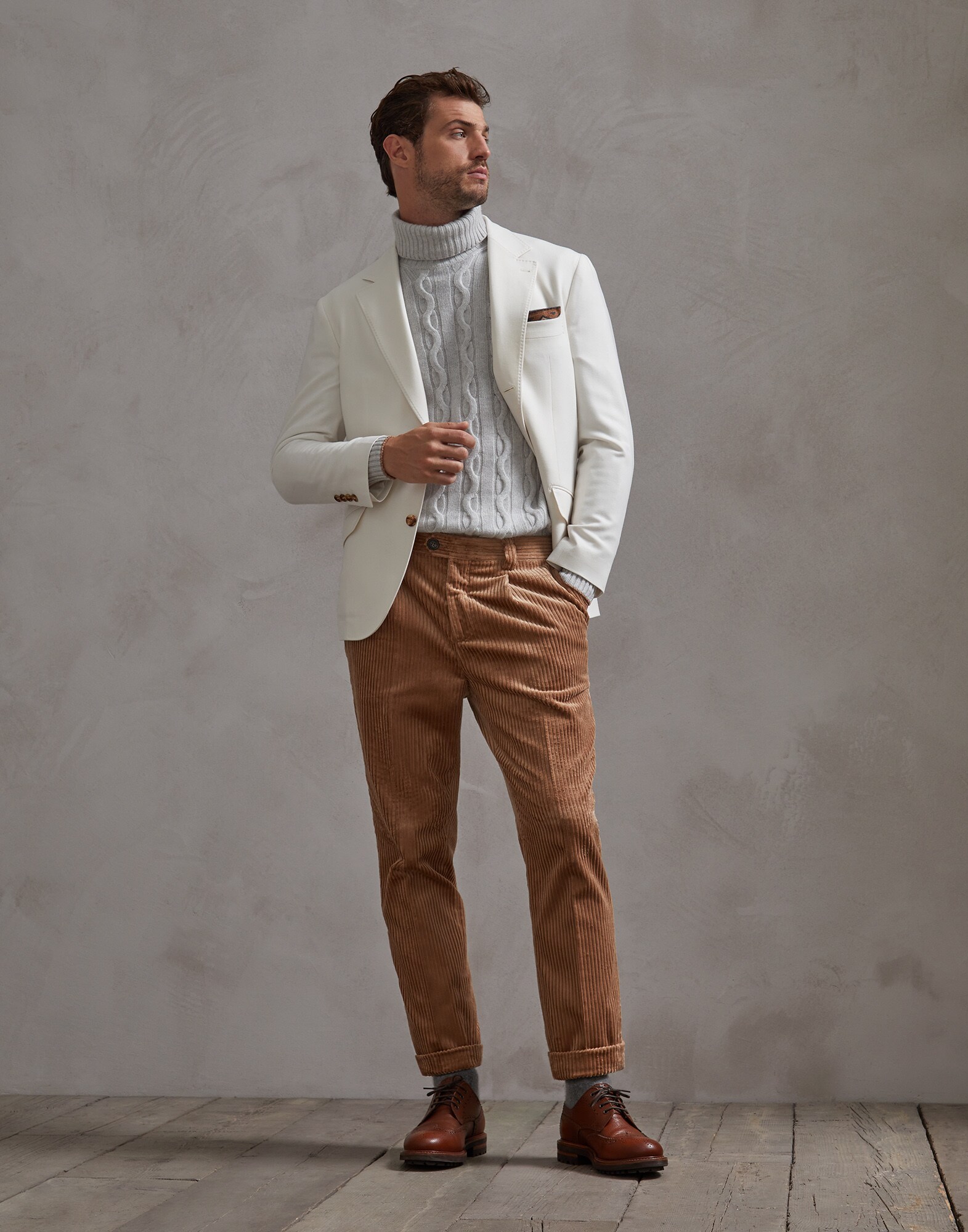 Trousers Camel Man 3 - Brunello Cucinelli