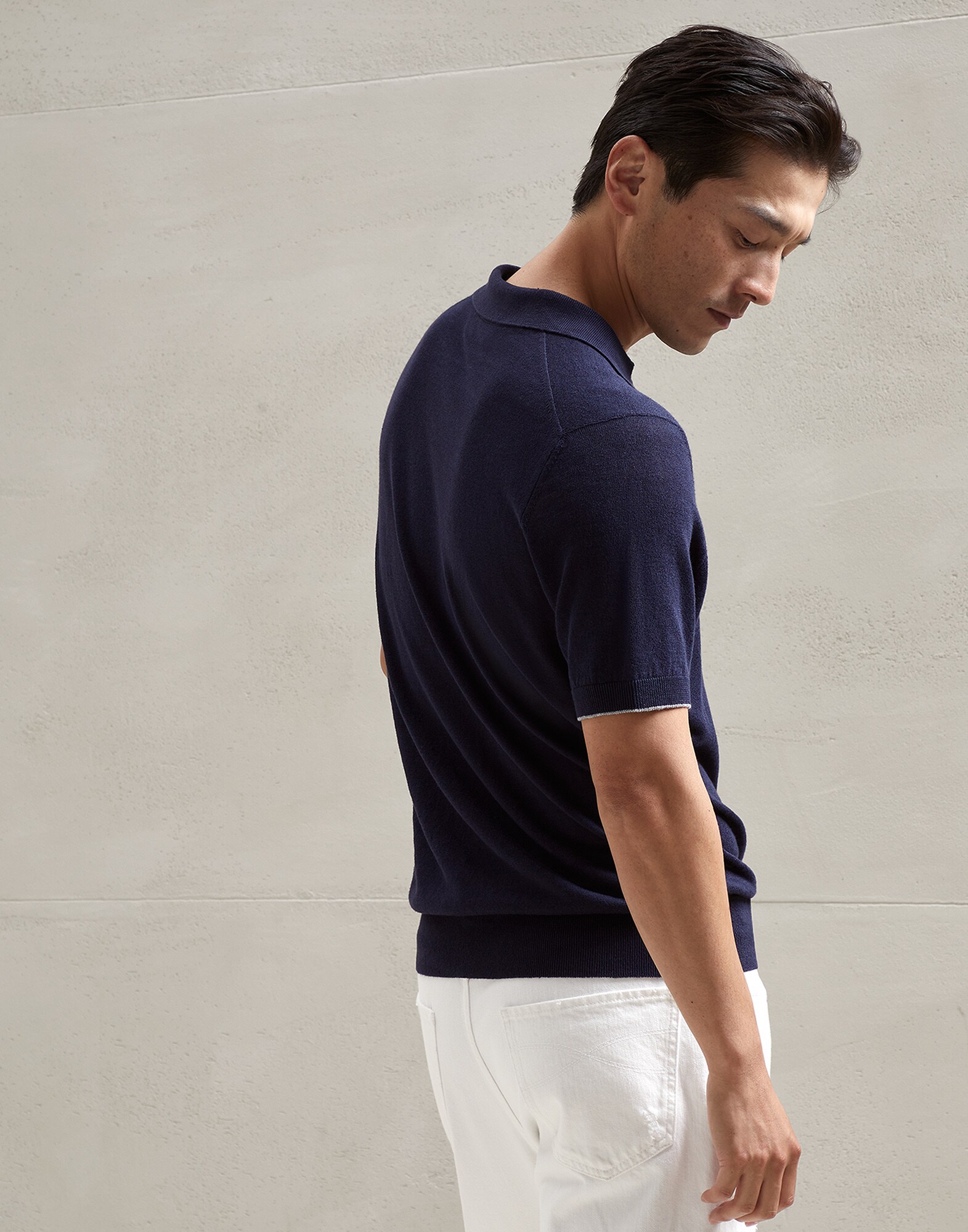 Polo-Style Sweater - Back view