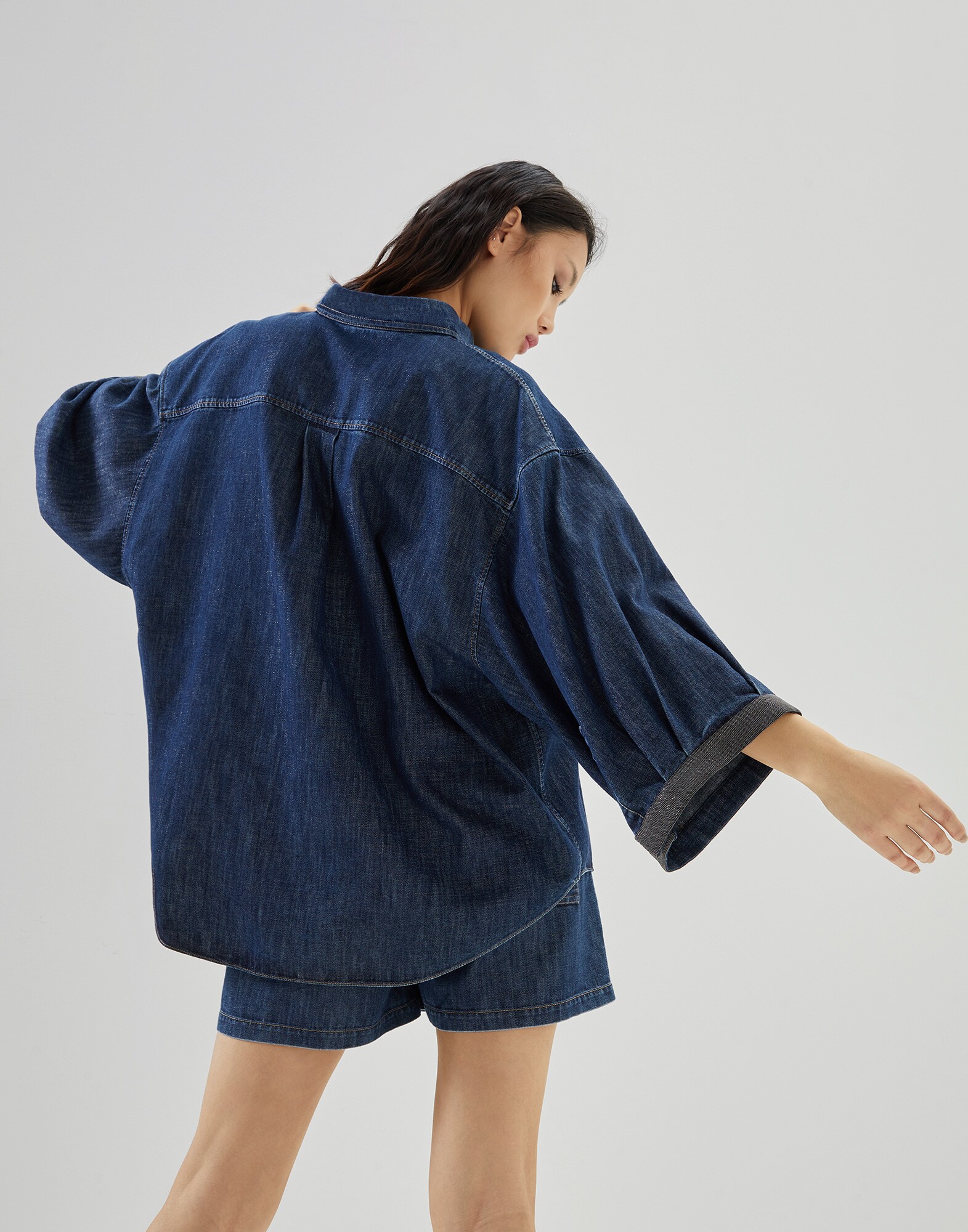 Denim Shirt - Back view