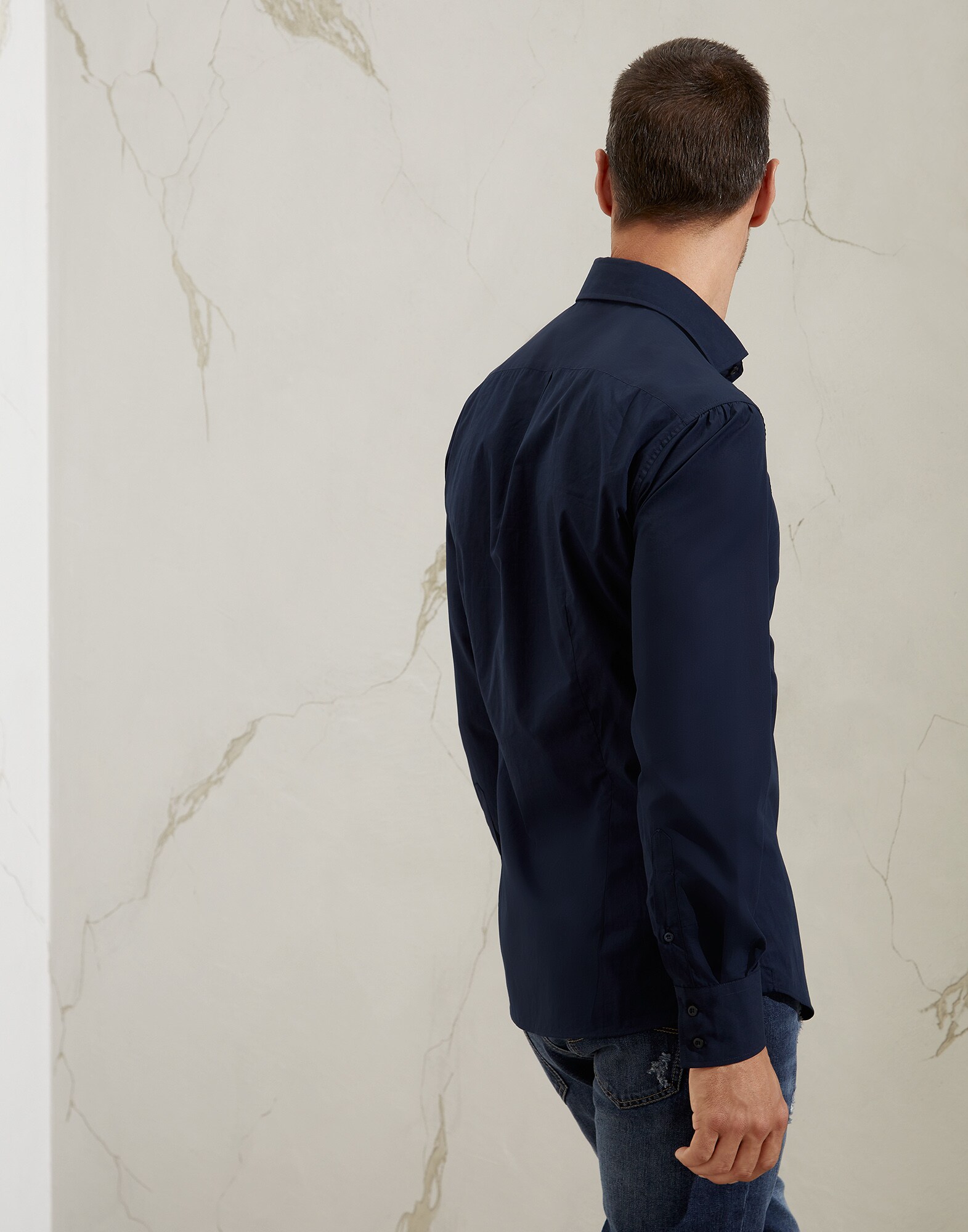 French Collar Shirt - Back