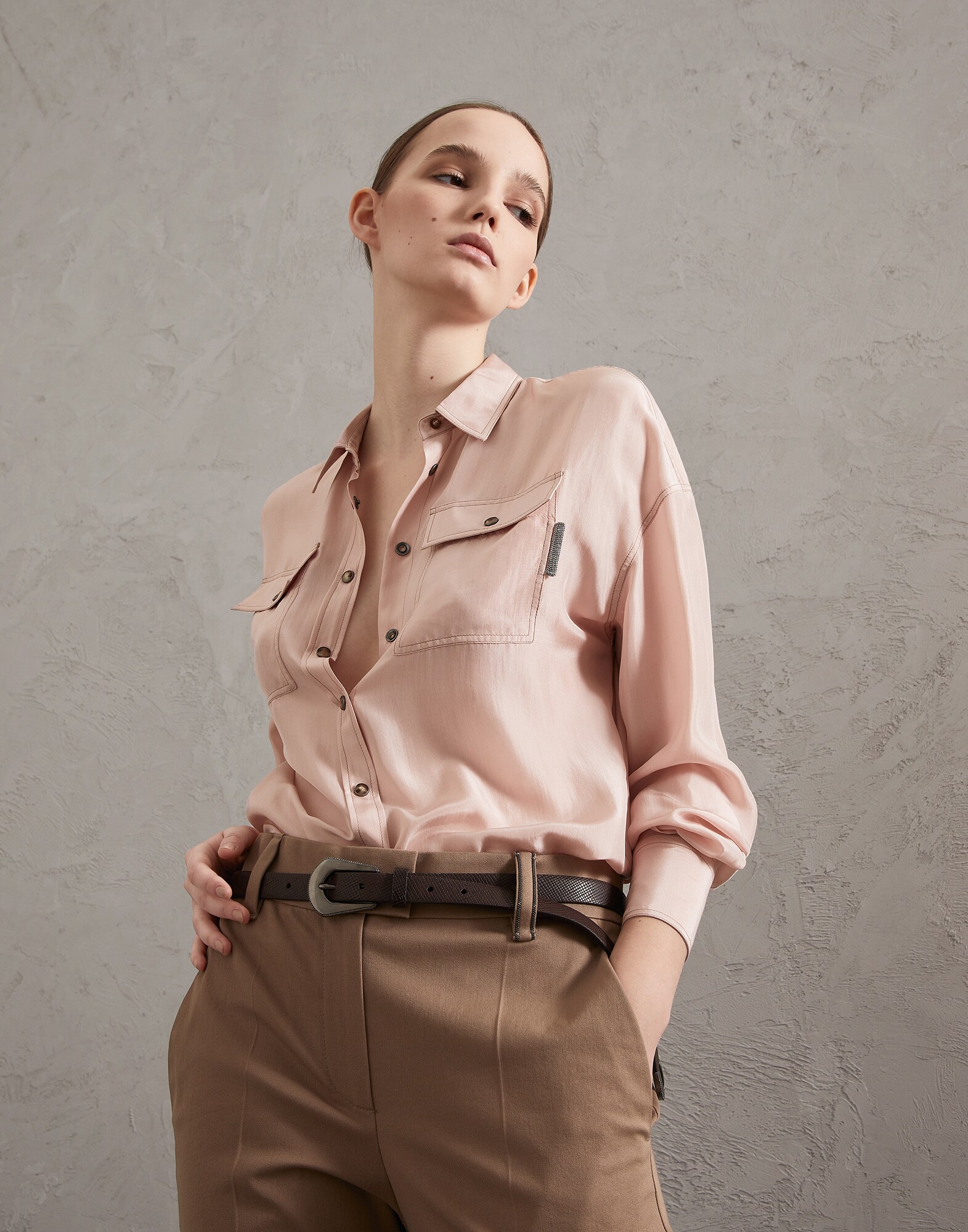 Chemise en Soie - Vue éditoriale