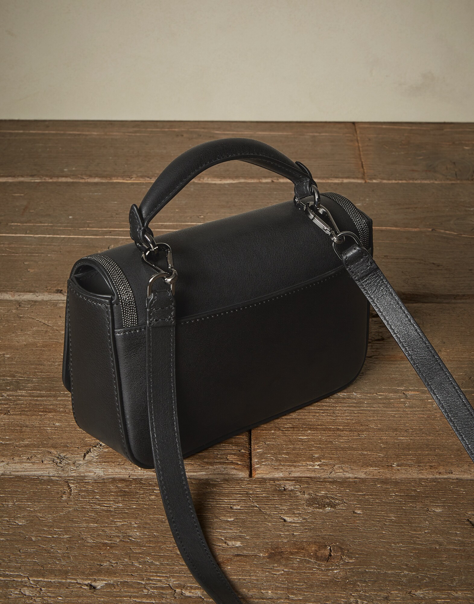 Shoulder Bag Black Woman 1 - Brunello Cucinelli