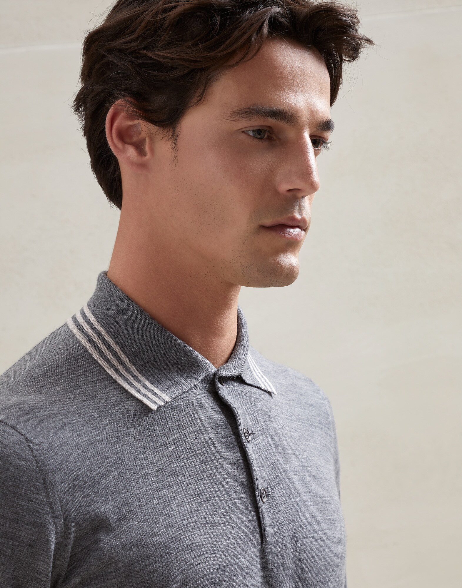 Polo-Style Sweater - Detail view