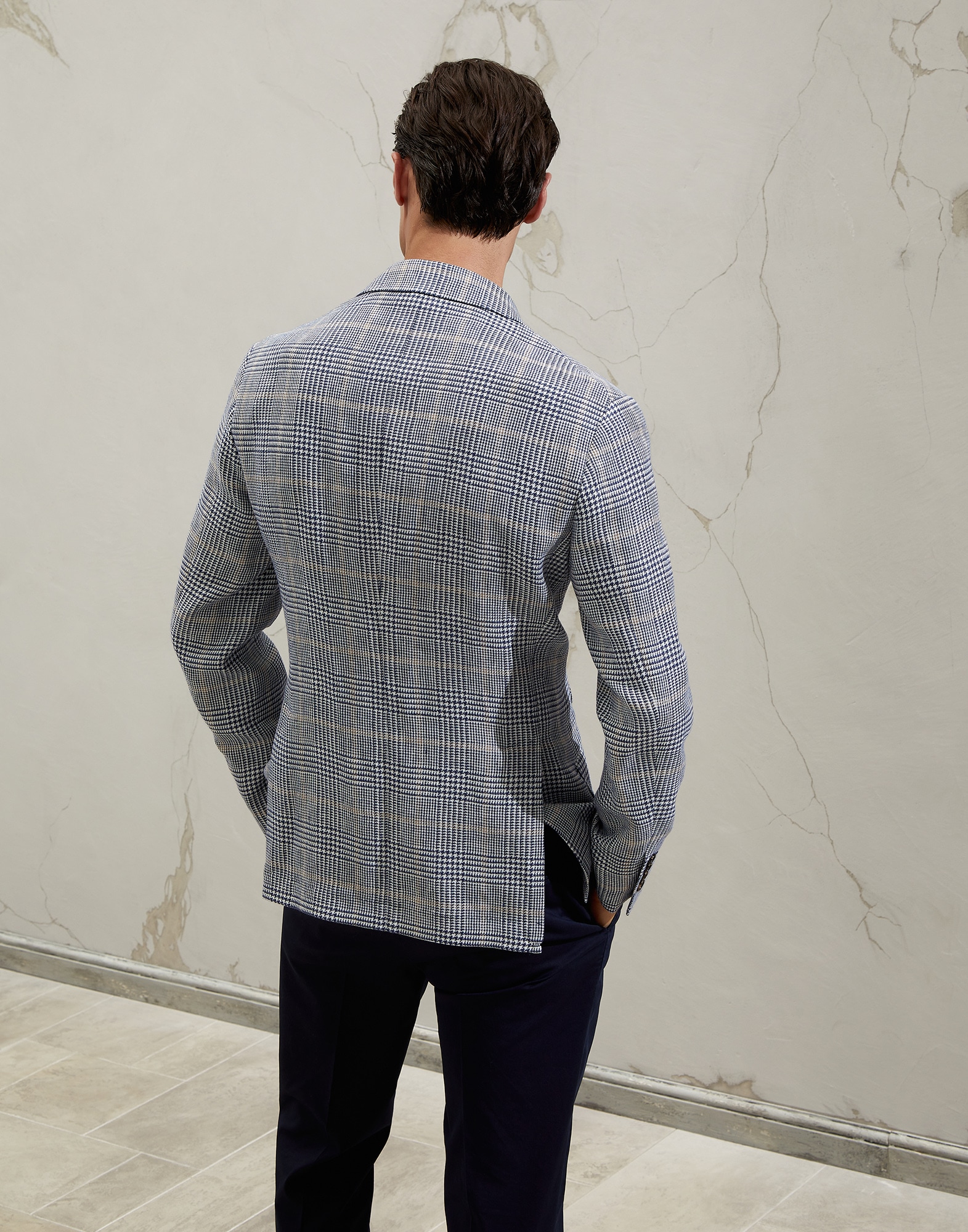Single Breasted Blazer - Back view