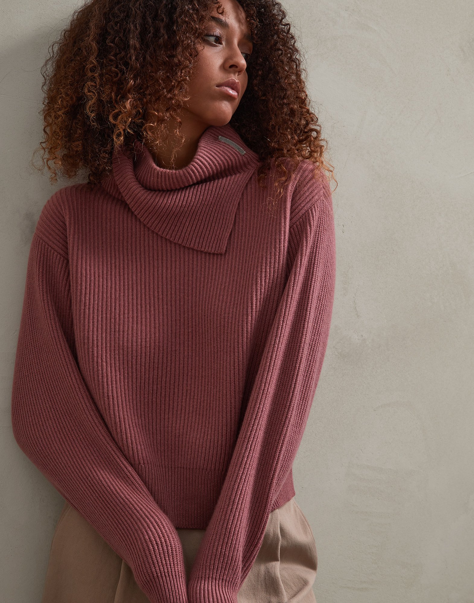 High Neck Sweater - Editorial