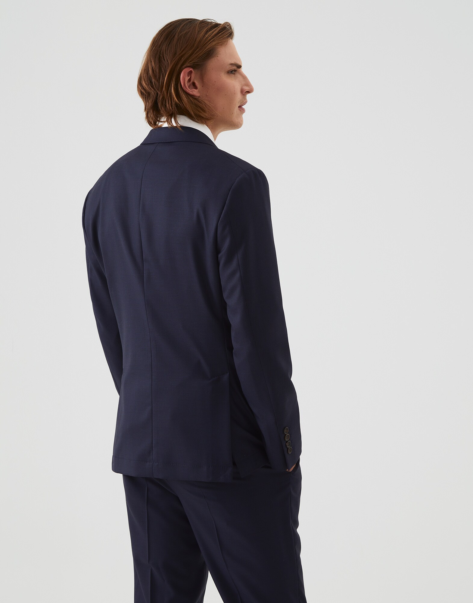 Chaqueta de Botonadura Simple - Back