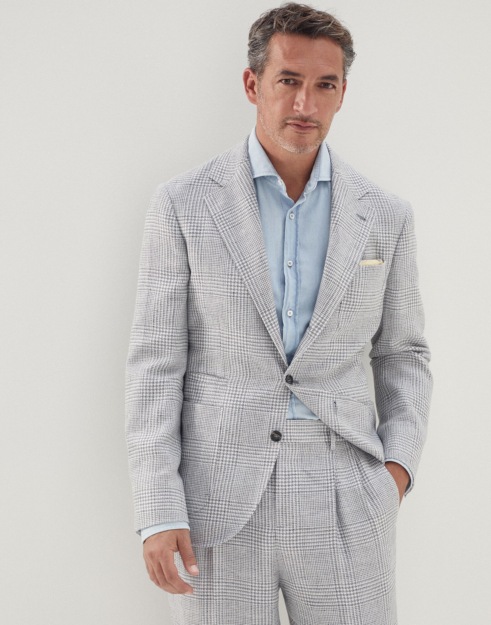 Prince of Wales deconstructed blazer