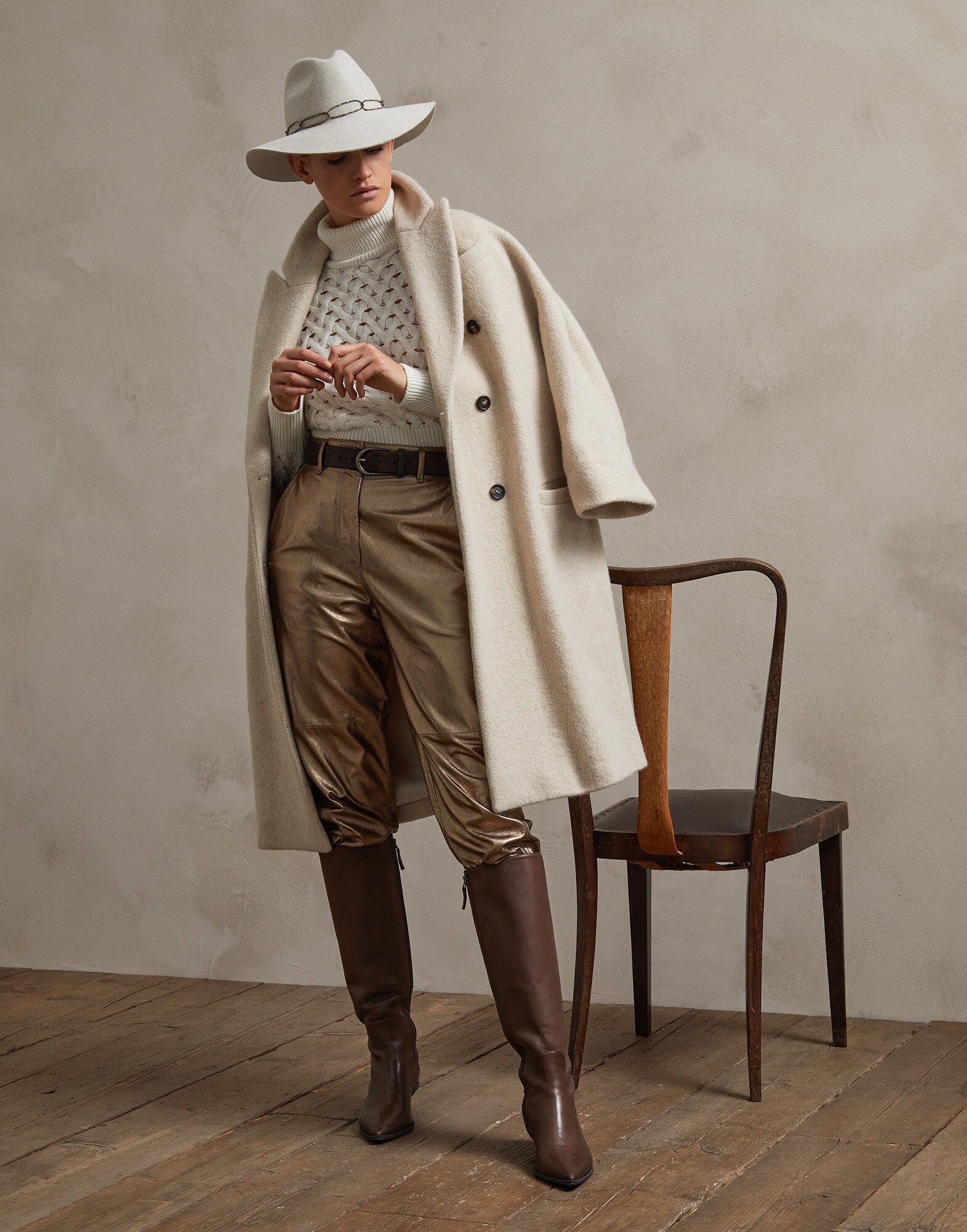 Jersey de Cuello Alto - Vista look completo