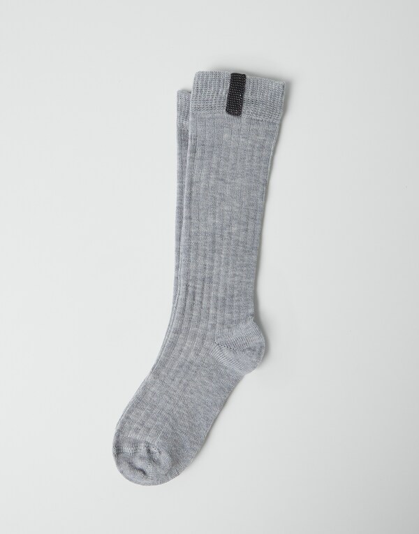 Cotton socks Grey Girl - Brunello Cucinelli 