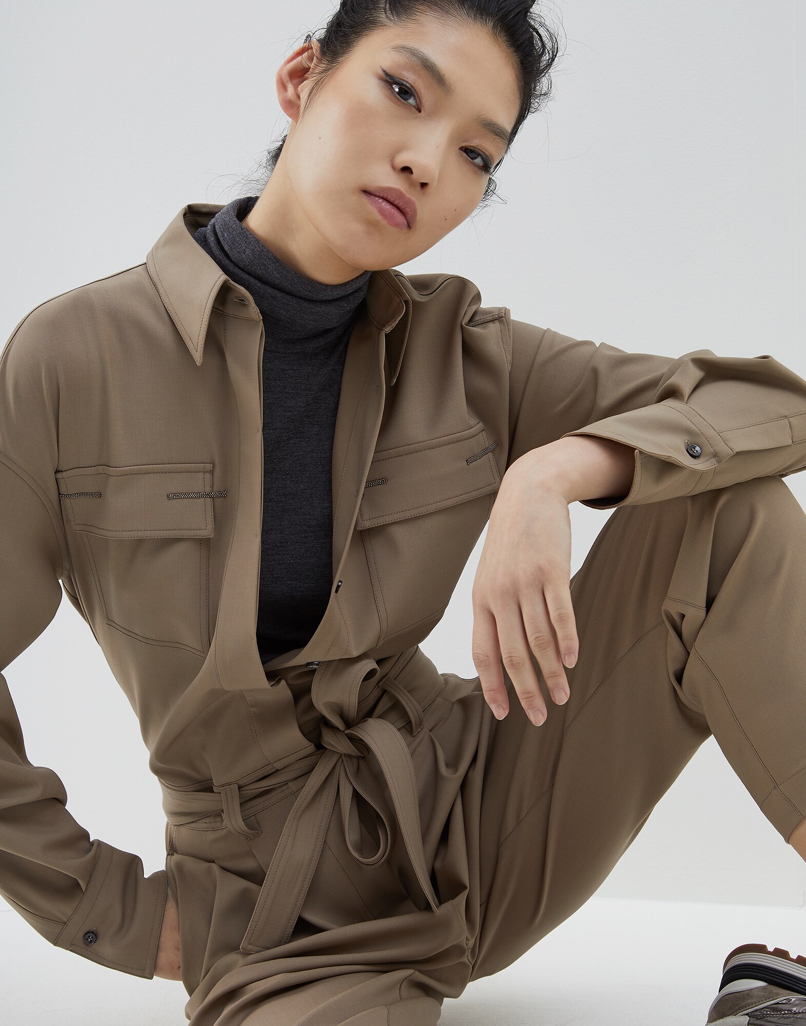 Wool jumpsuit