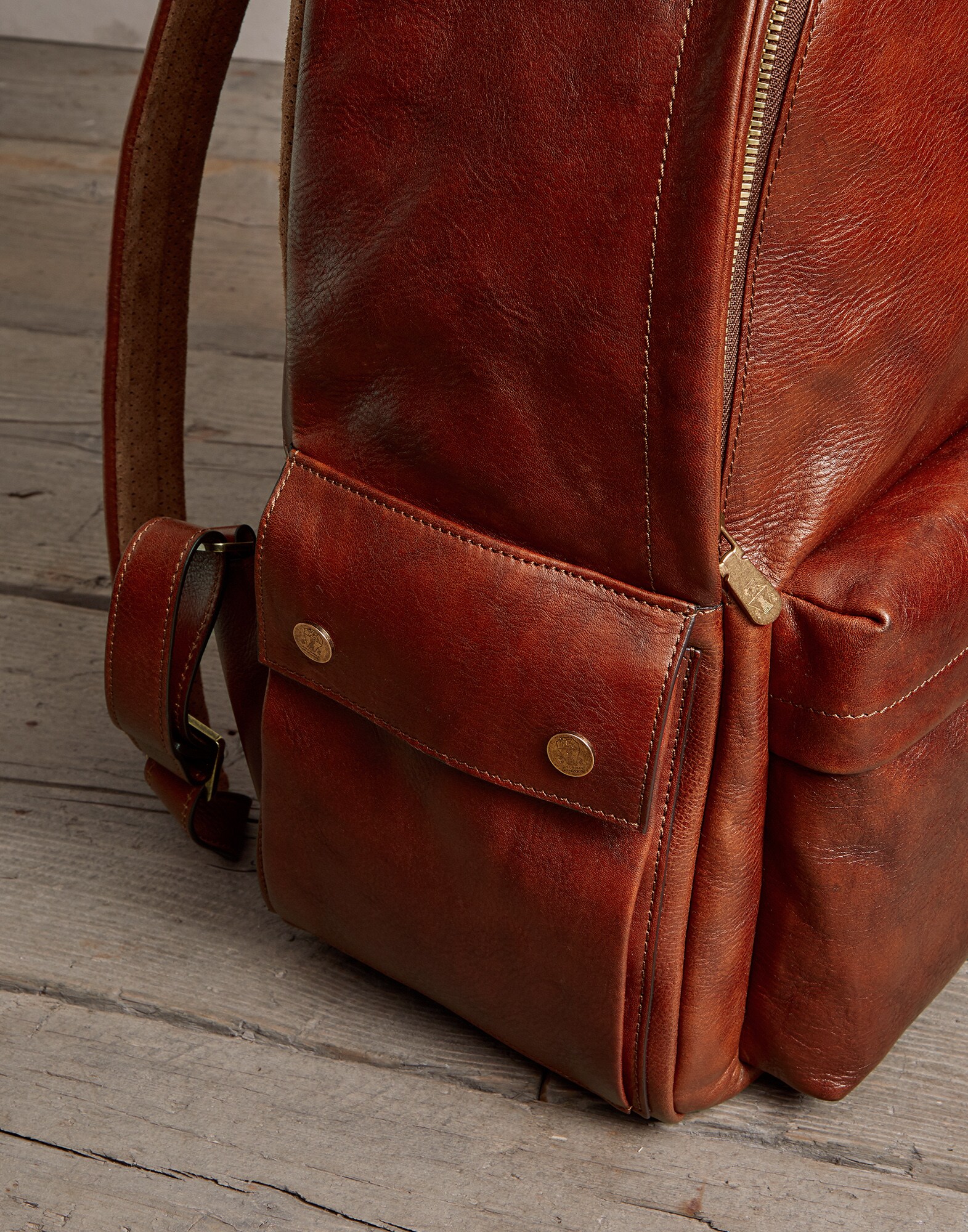 Backpack Cognac Man 2 - Brunello Cucinelli