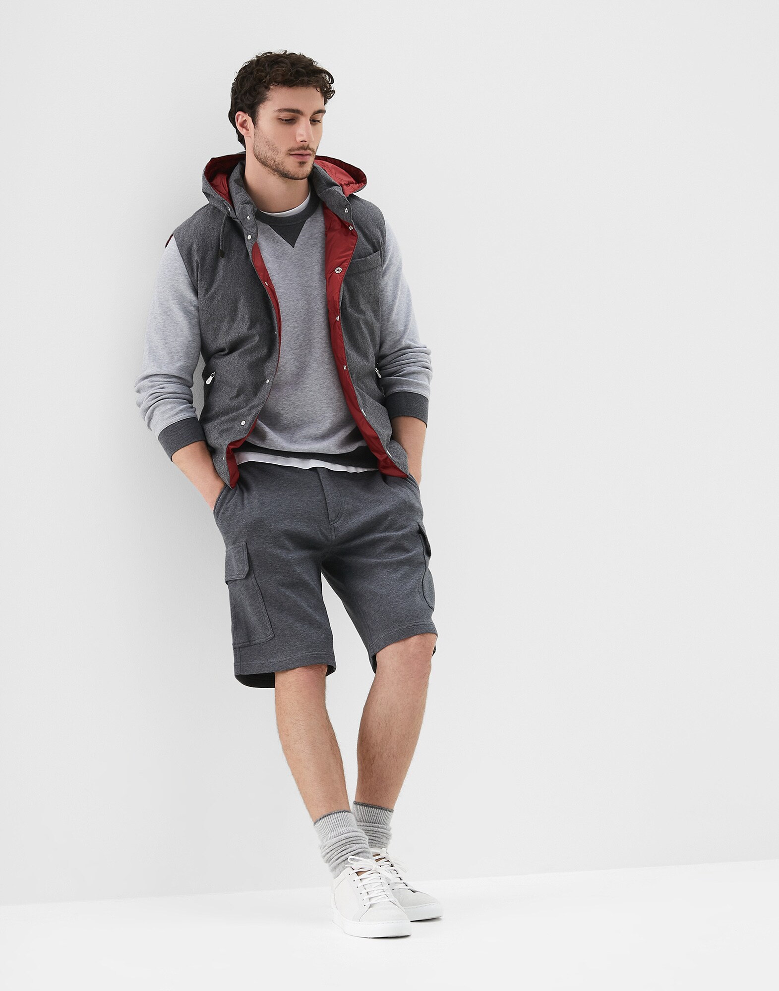 Down Sleeveless Jacket - Look