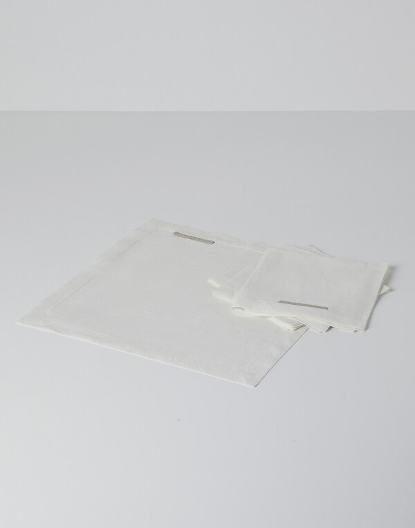 Set de cuatro servilletas Blanco Lifestyle - Brunello Cucinelli