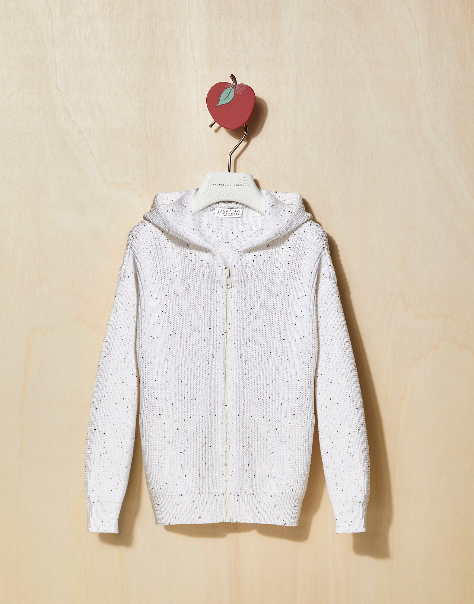 Hooded Cardigan - Front view