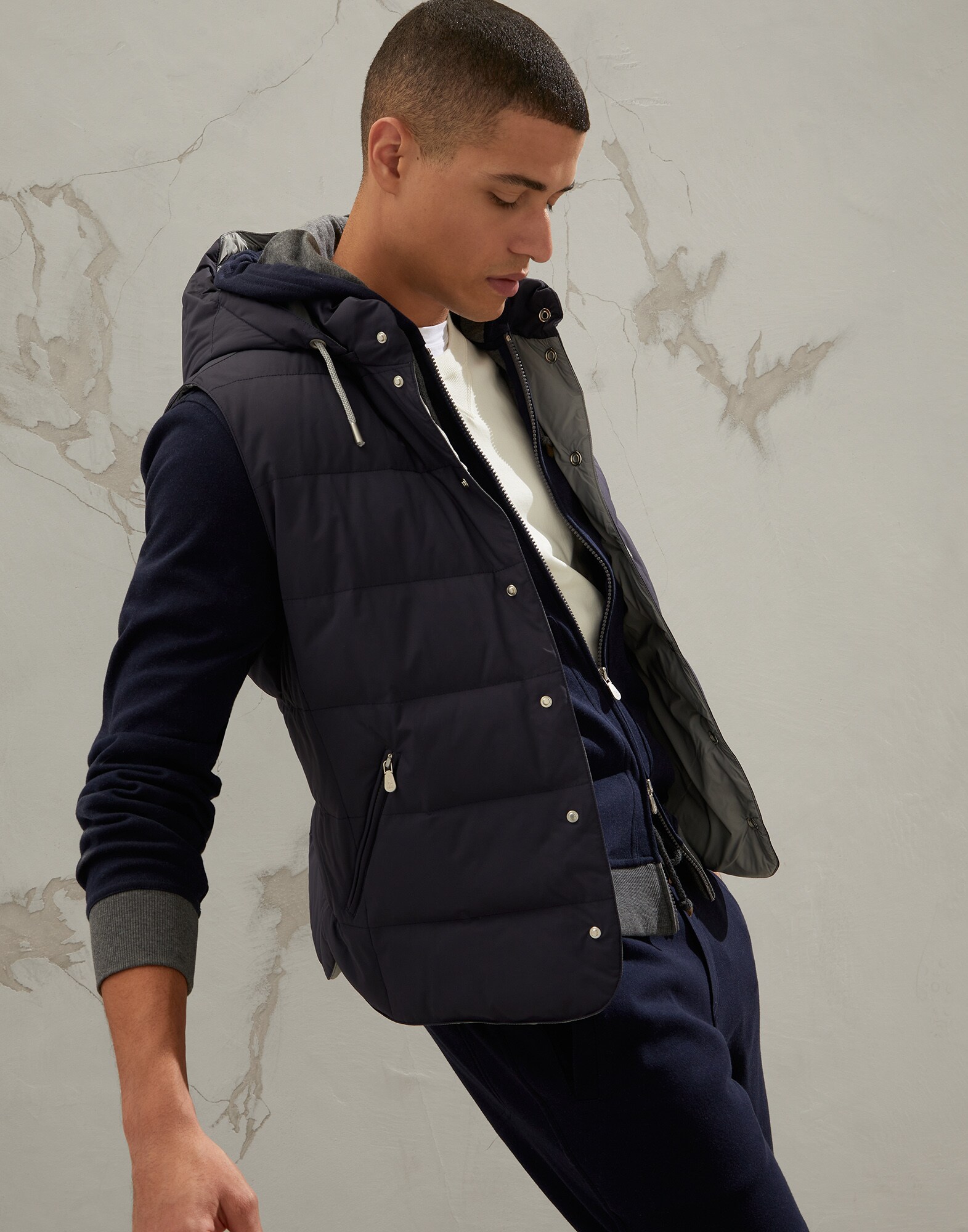 Down Sleeveless Jacket - Editorial