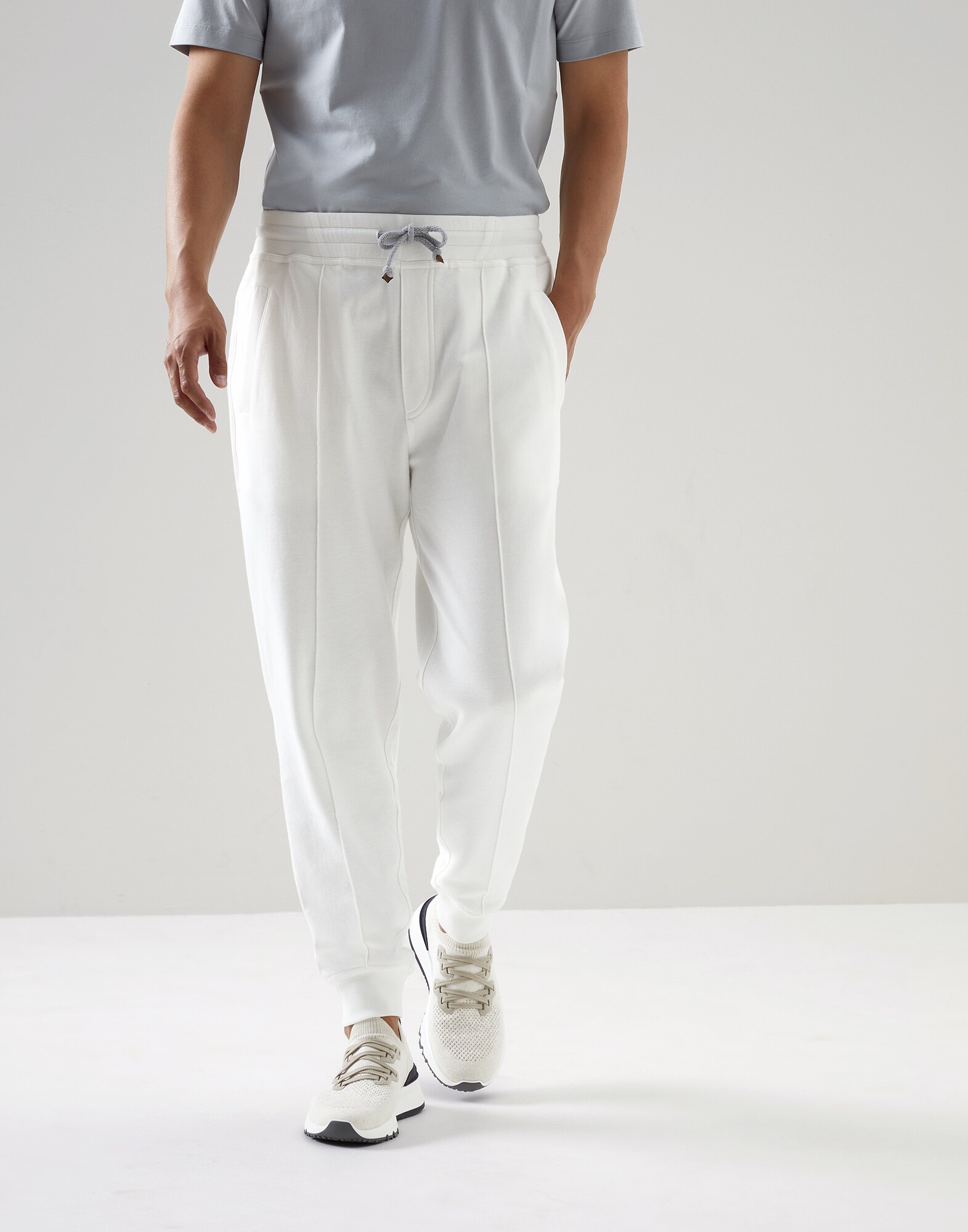 Hose aus Sweatstoff Off-White Herren - Brunello Cucinelli