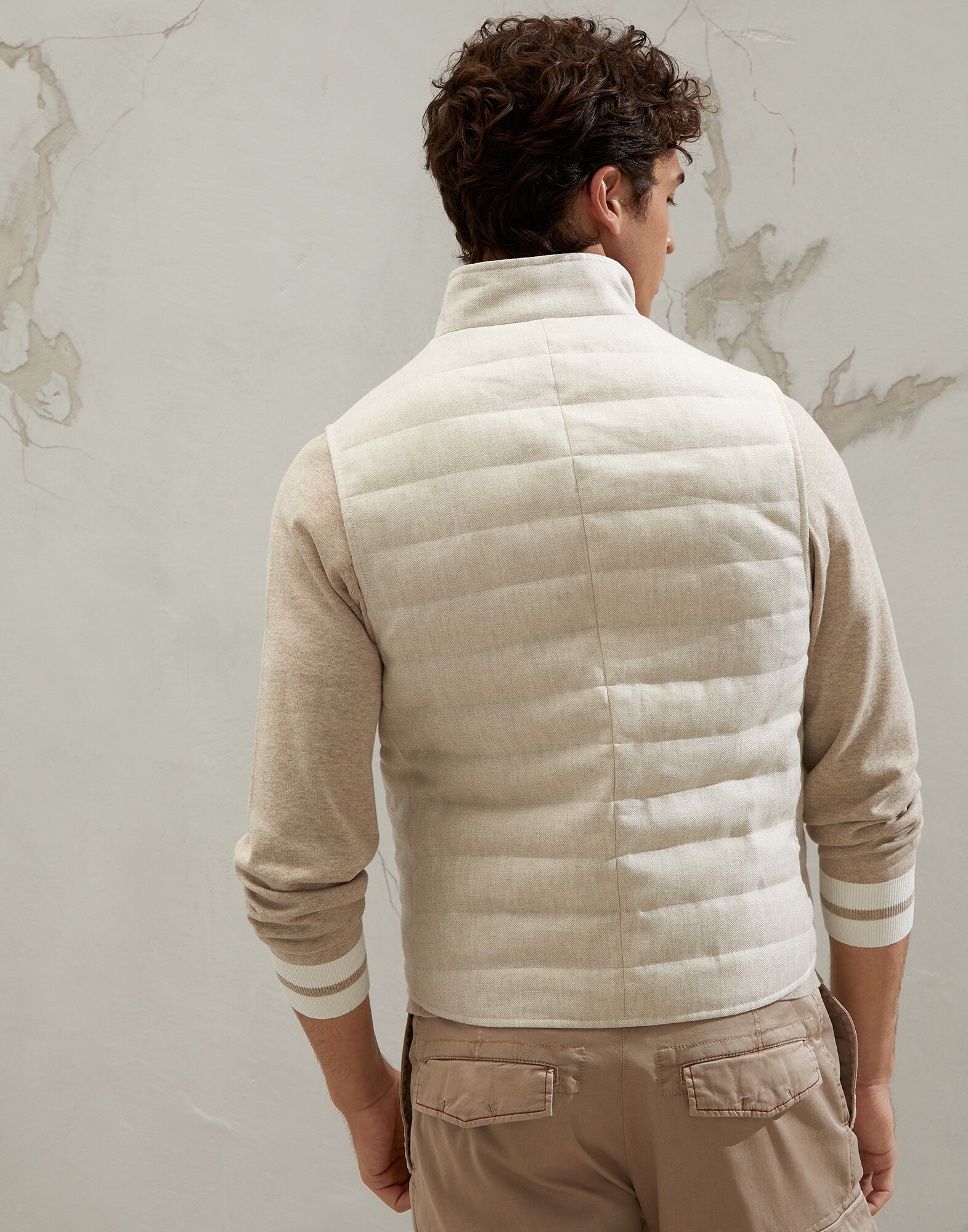 Down Sleeveless Jacket - Back