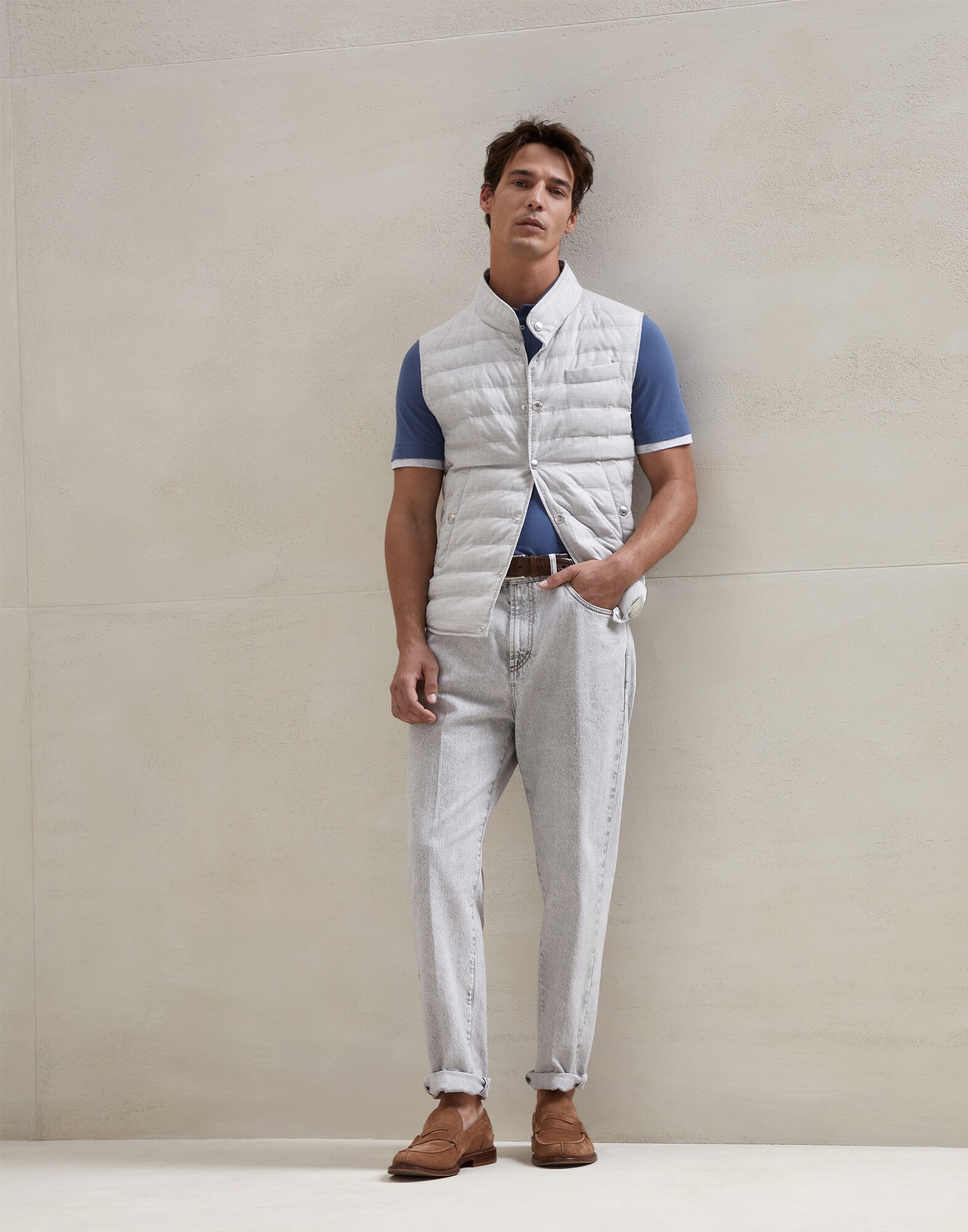 Down Vest - Full look