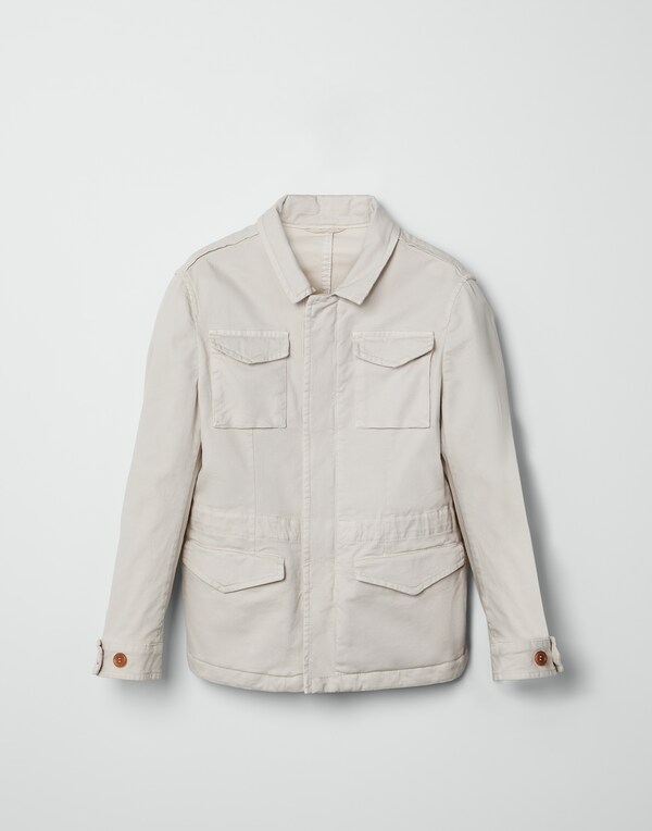 Cotton safari jacket Buff Boy - Brunello Cucinelli