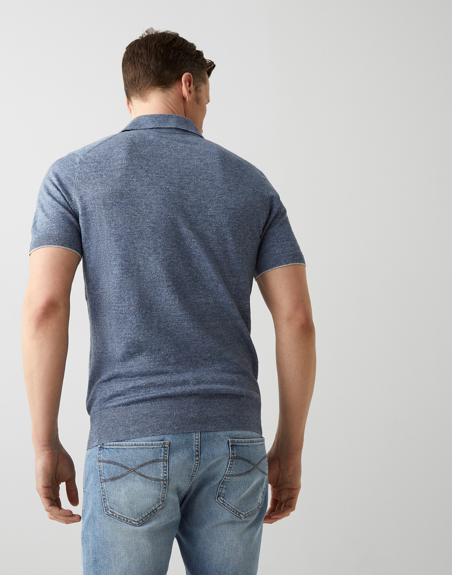 Polo-Style Sweater - Back view
