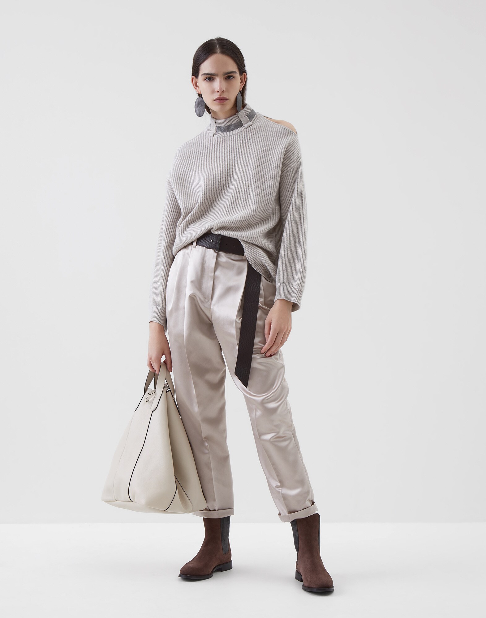 Pull Col Haut - Look
