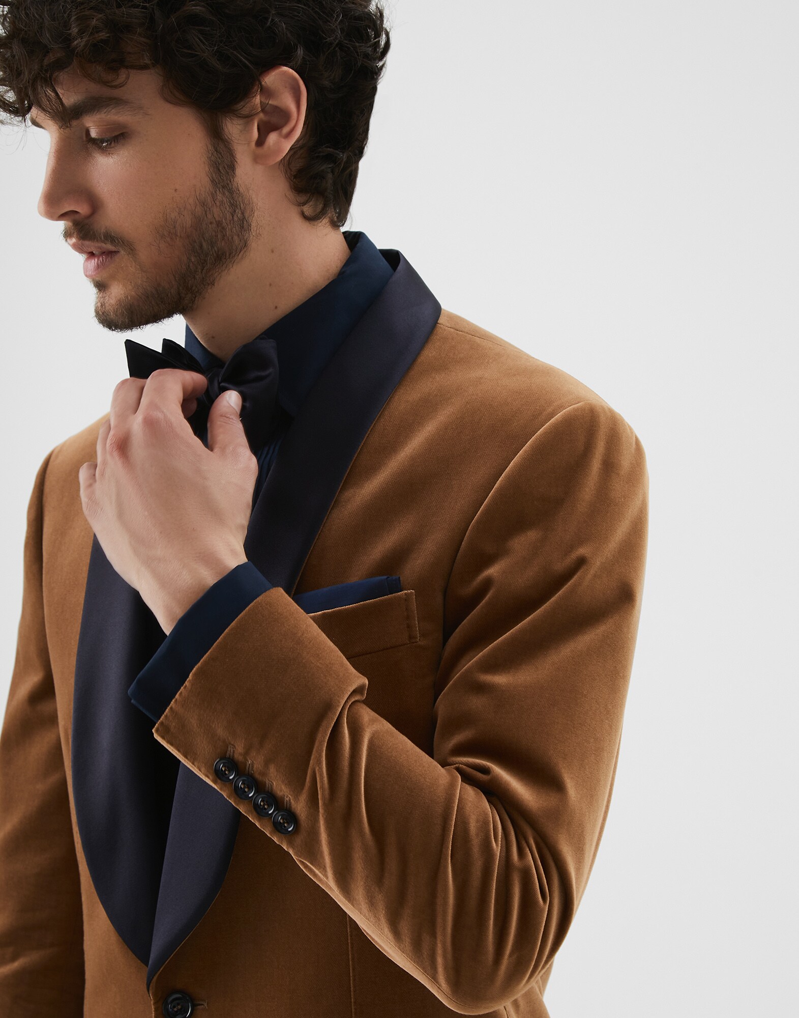 Evening Wear Accessories Navy Blue Man 2 - Brunello Cucinelli