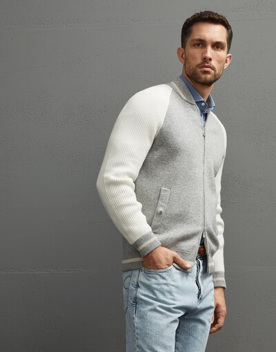 Zip-front Cardigan - Front view