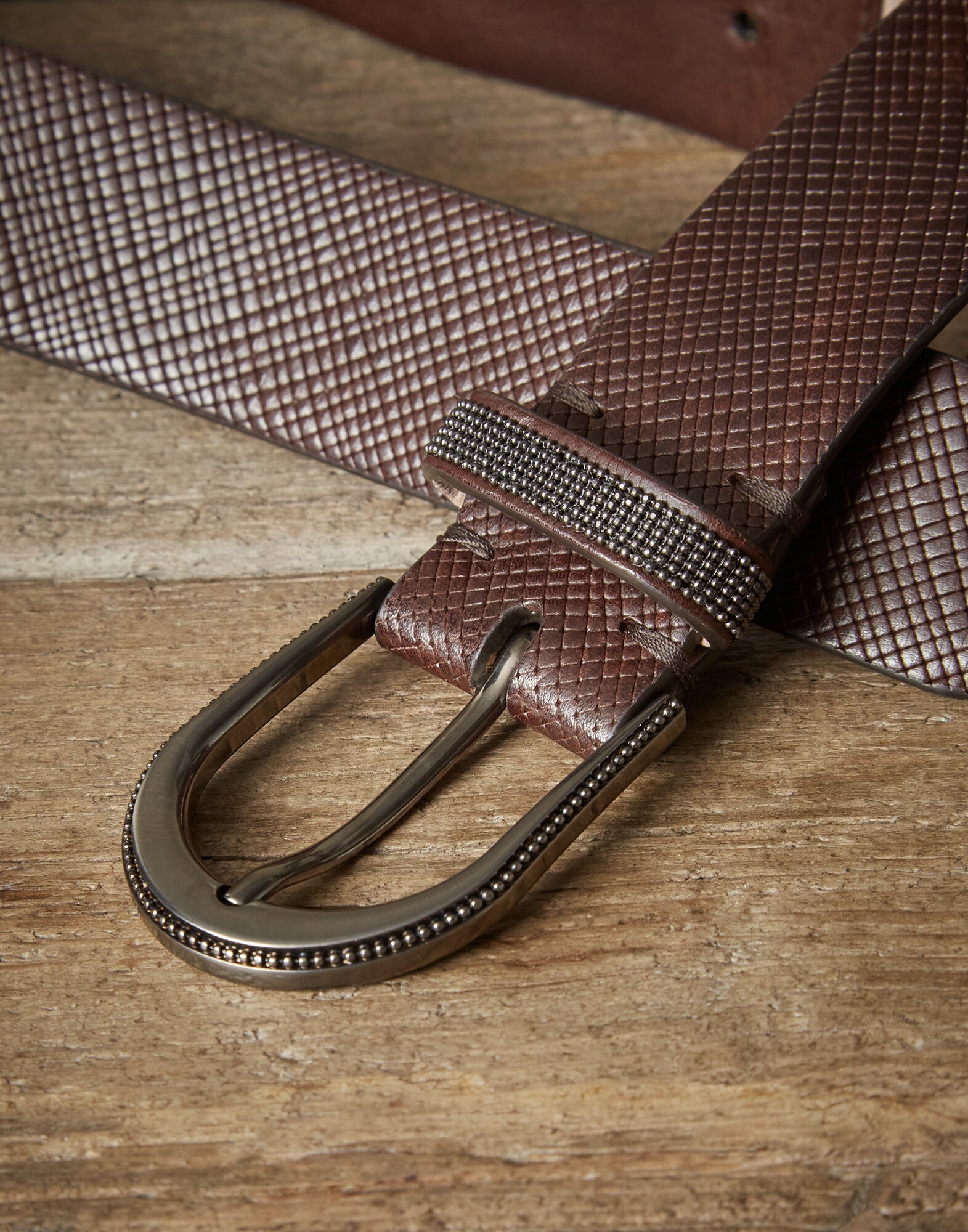Leather belt