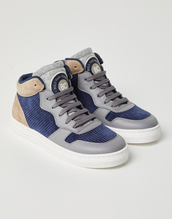 Calfskin sneakers Grey Boy - Brunello Cucinelli 