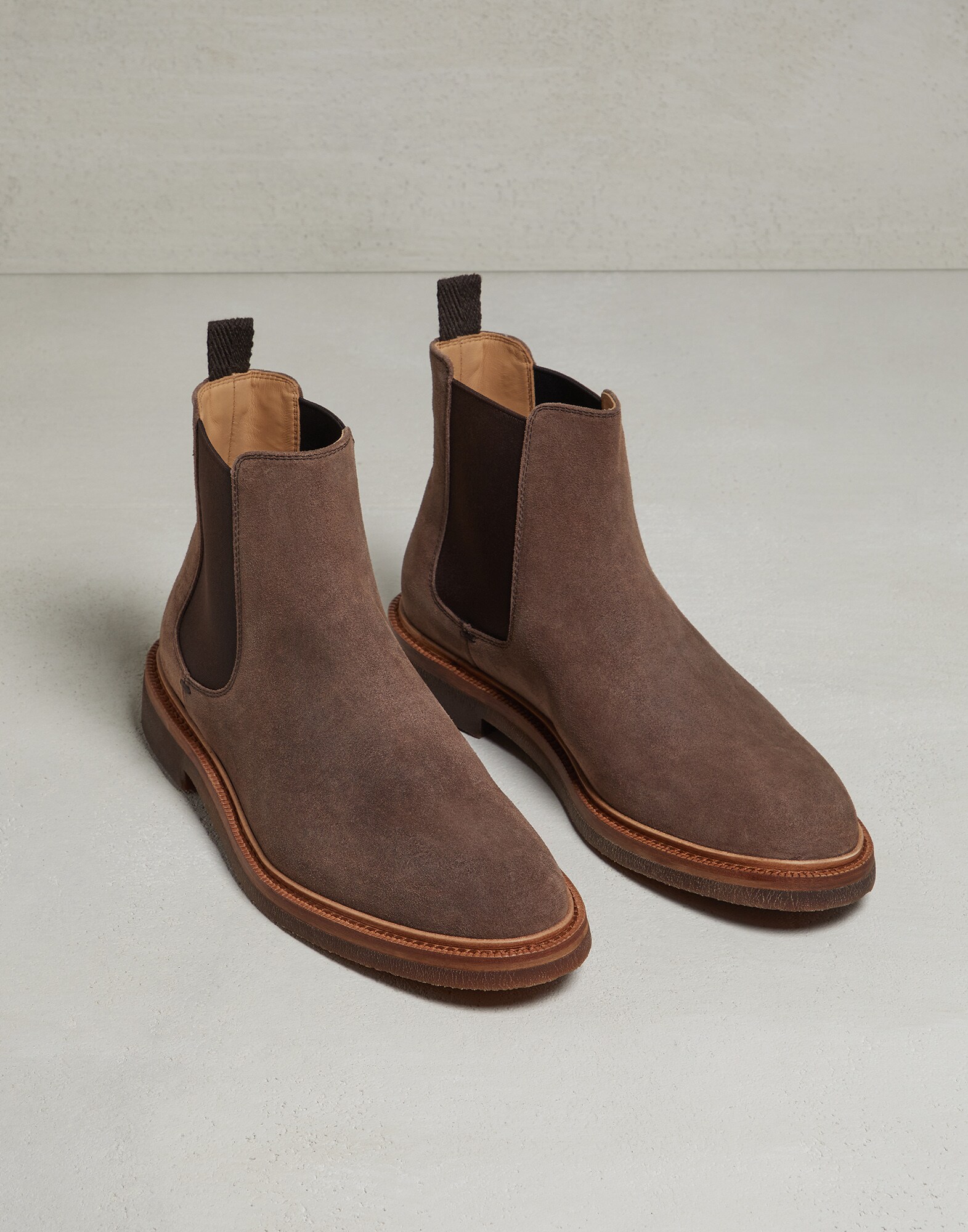 Chelsea boots Brown Man - Brunello Cucinelli