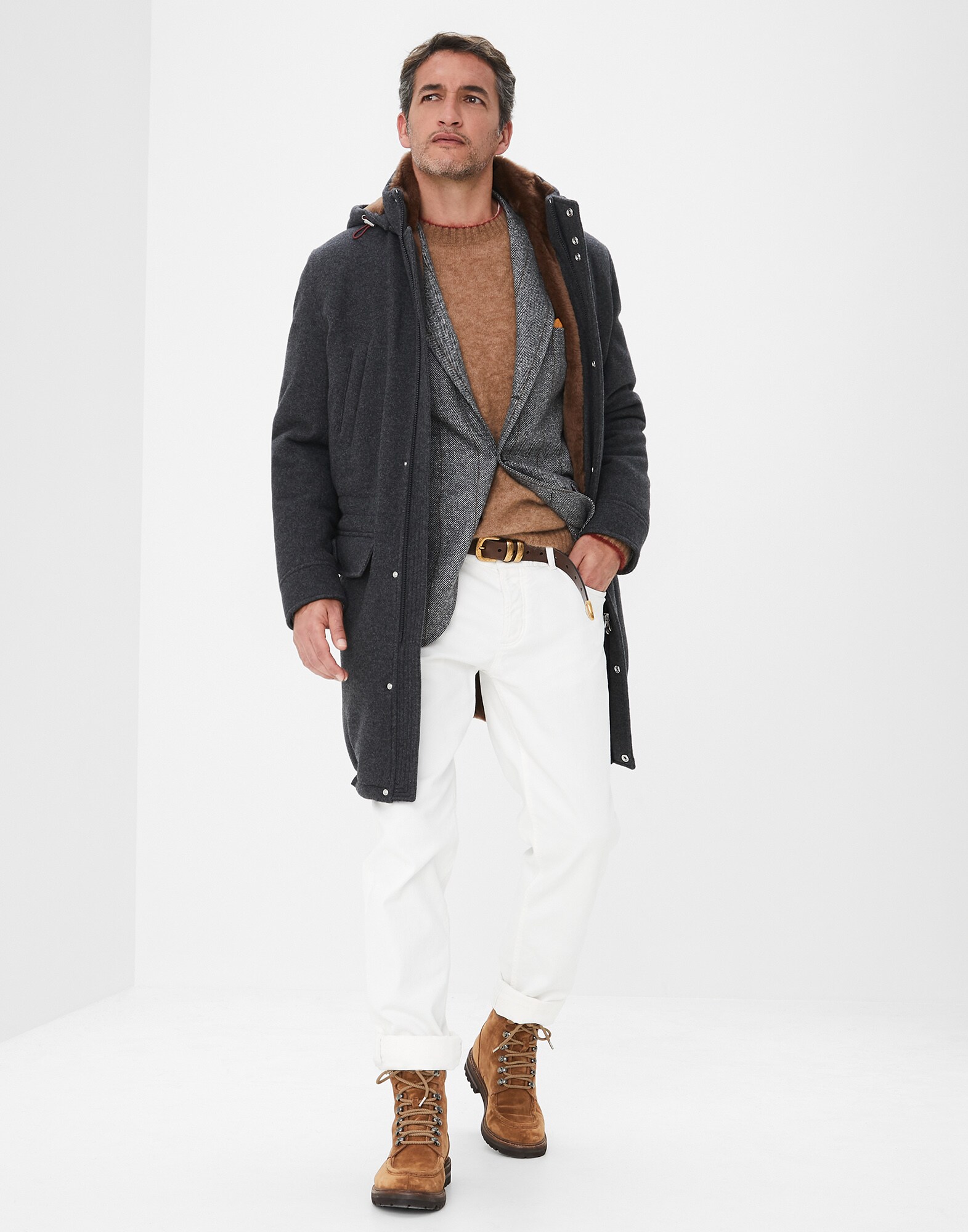 Chaqueta de Botonadura Simple - Vista look completo