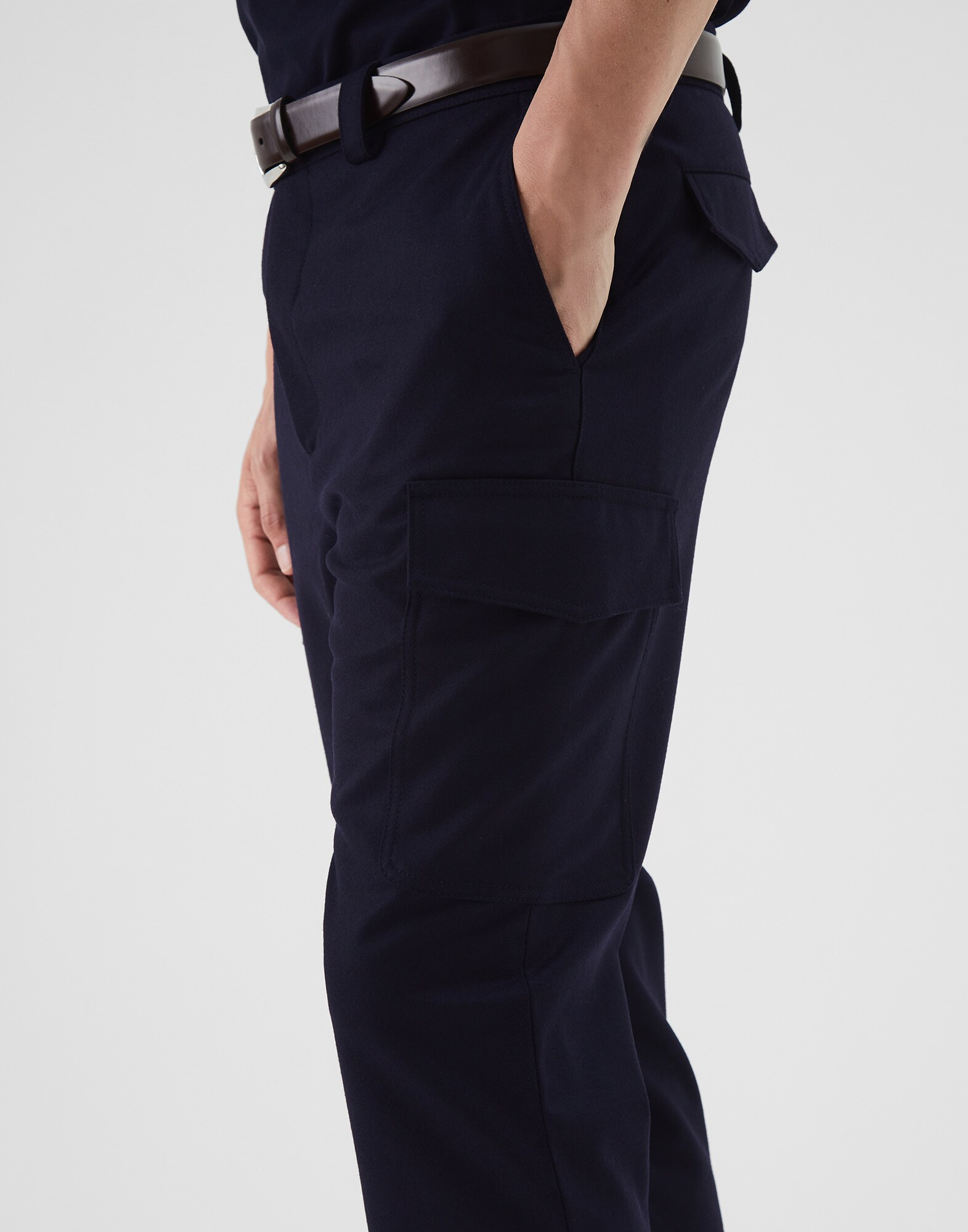 Trousers Marine Blue Man 2 - Brunello Cucinelli