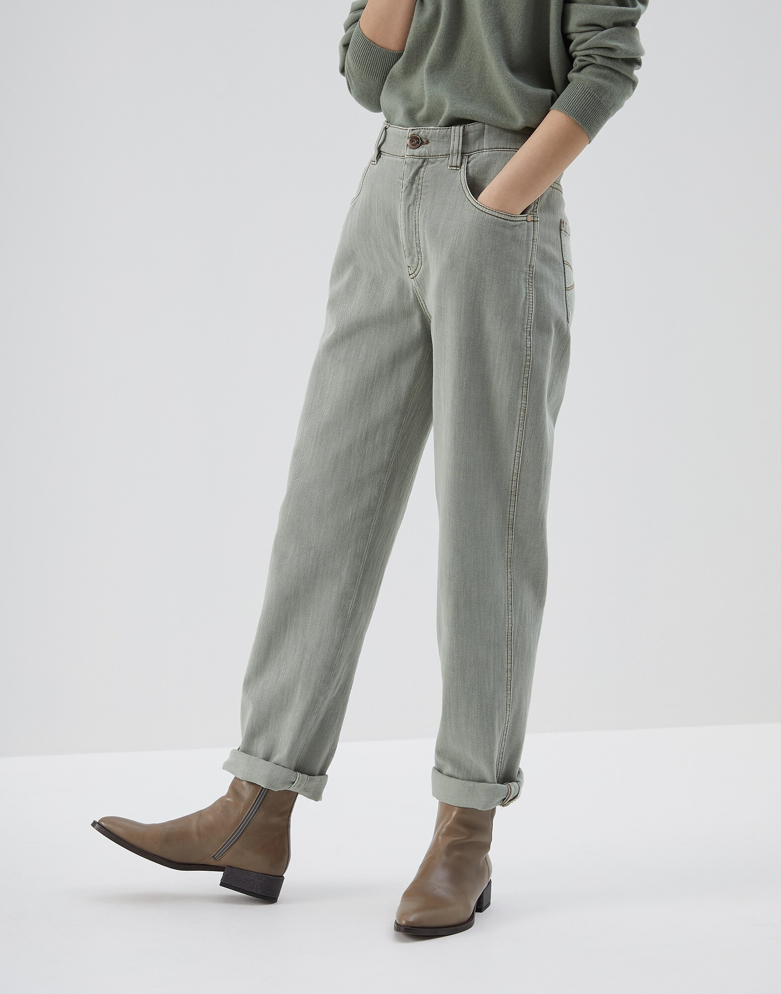 Denim trousers