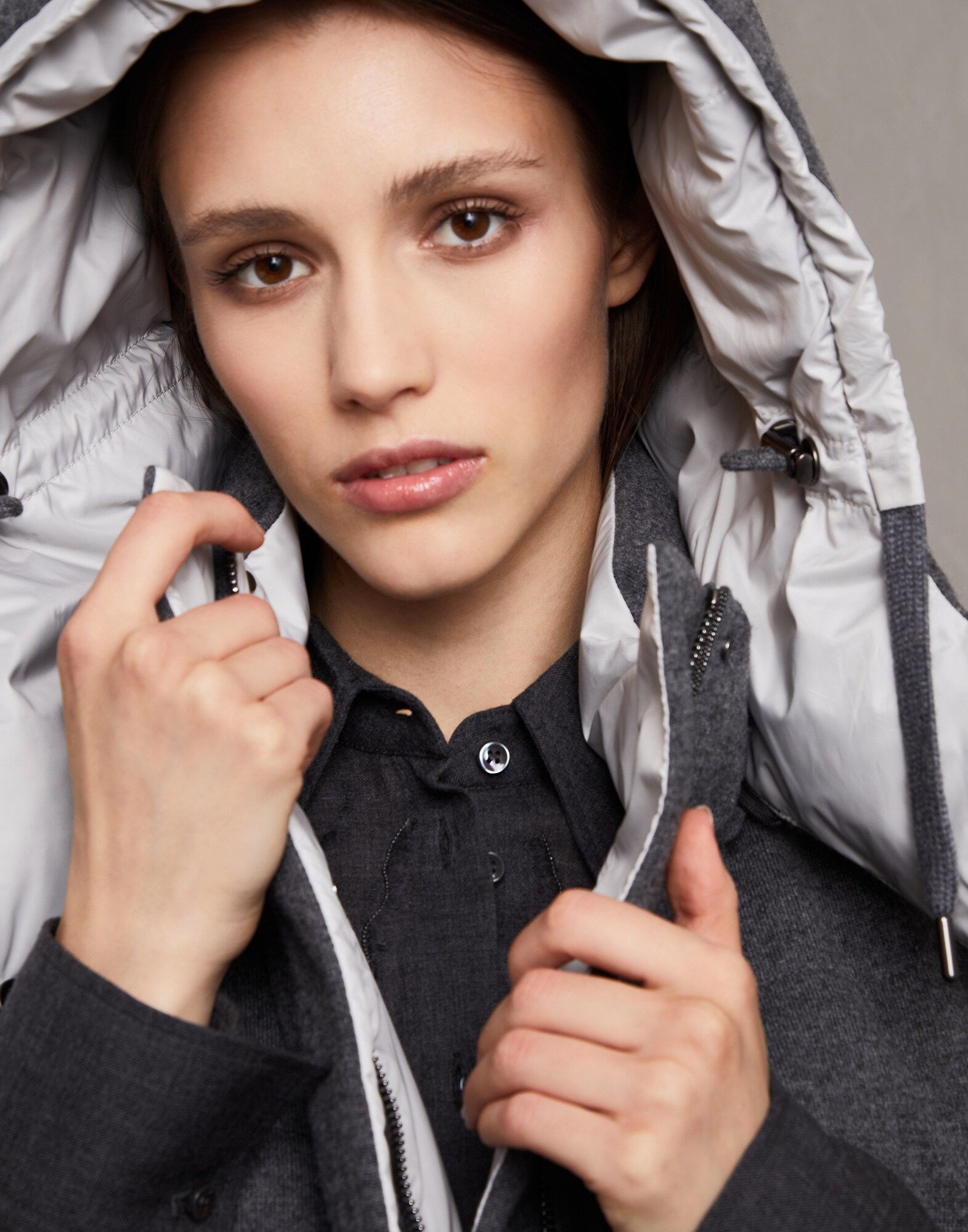 Knit Down Jacket - Editorial view