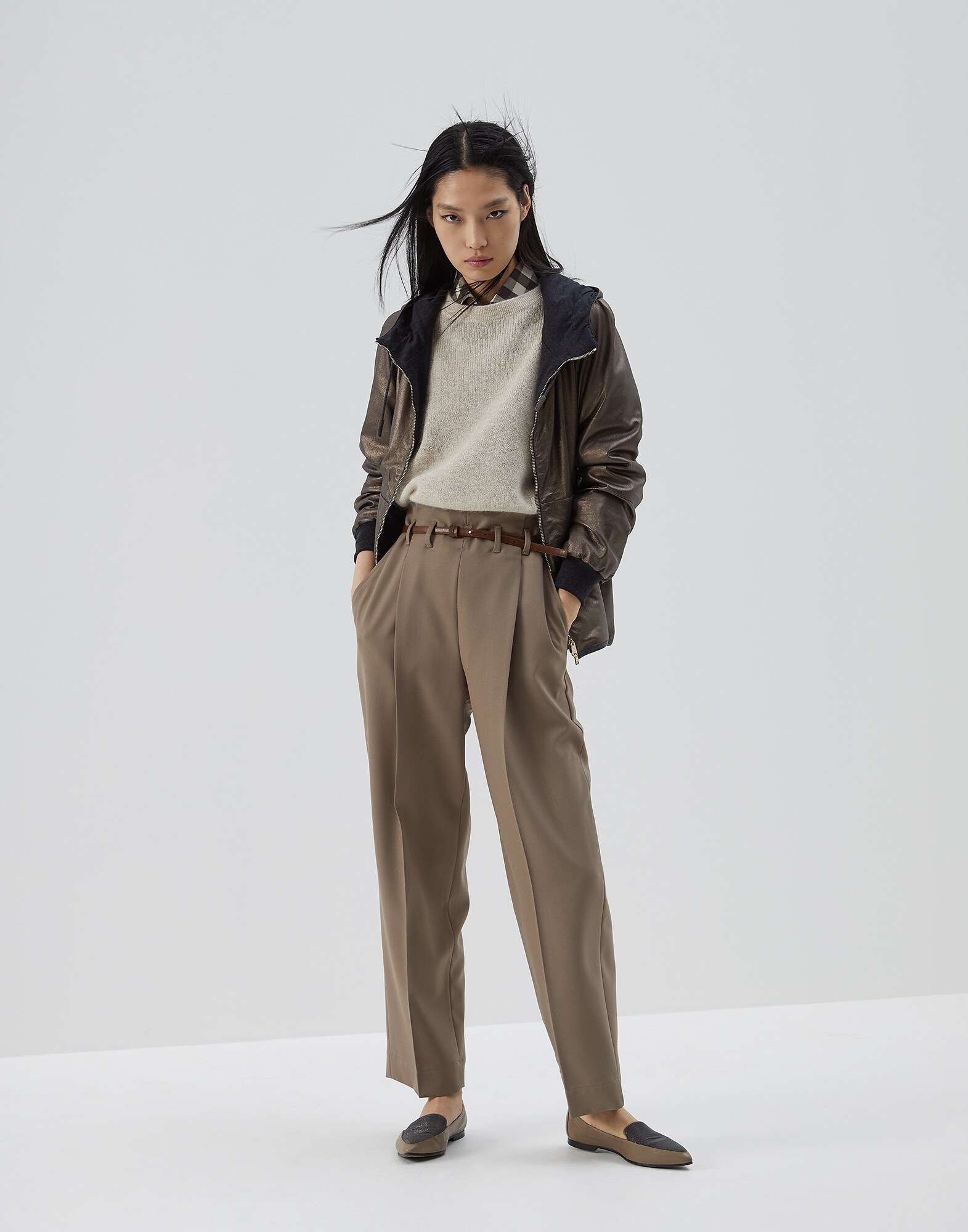 Джемпер с круглым вырезом - Look