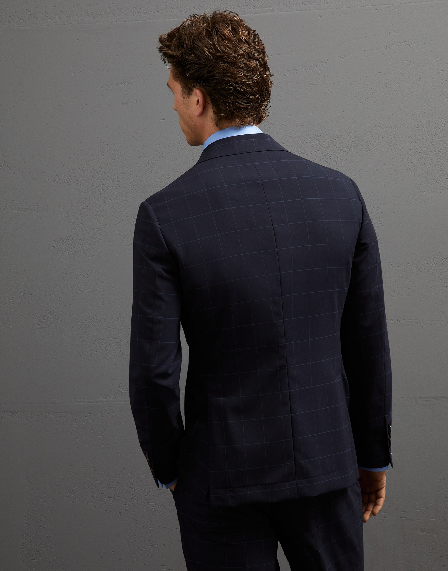 Single Breasted Blazer - Back view