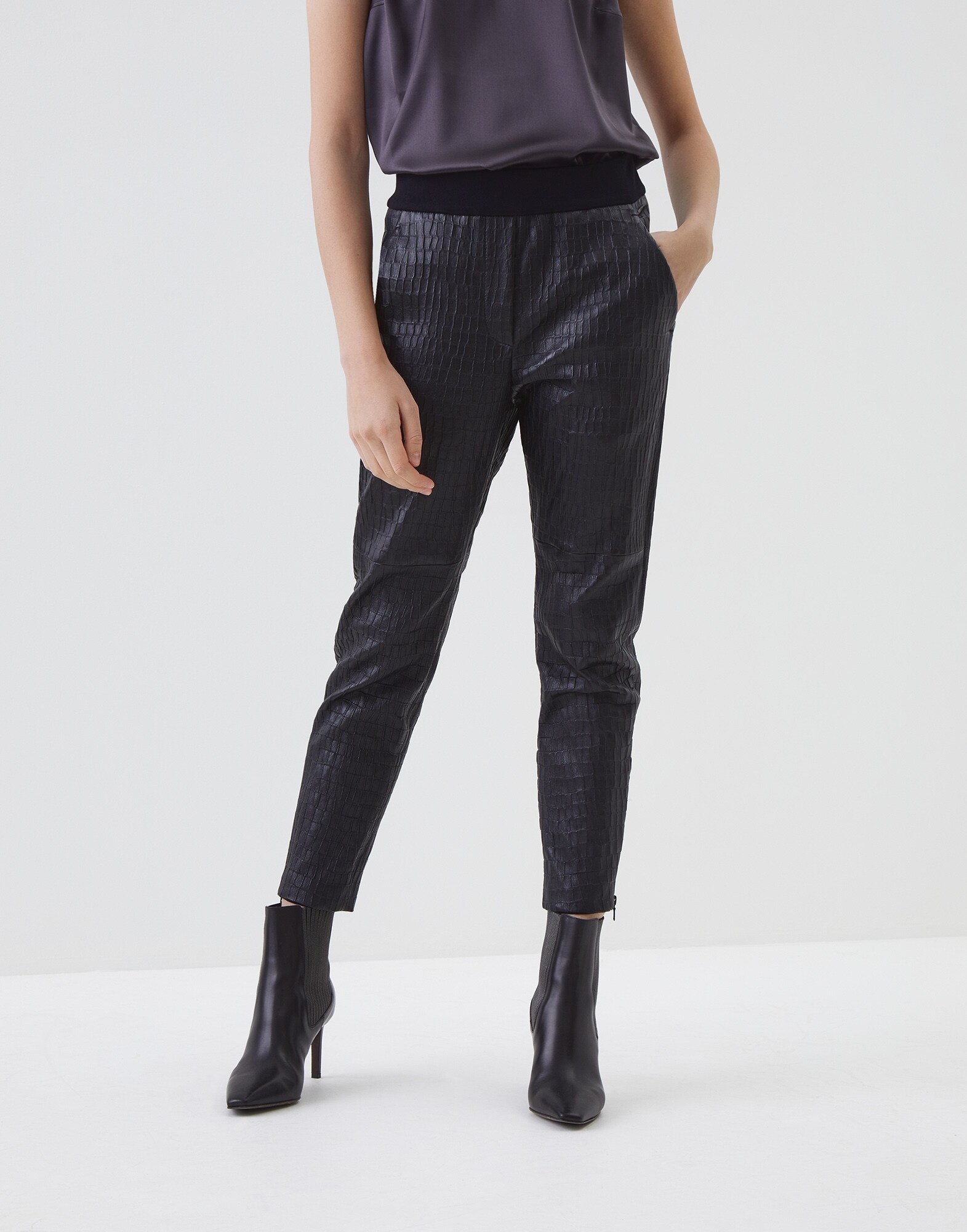 Leather Trousers - Front
