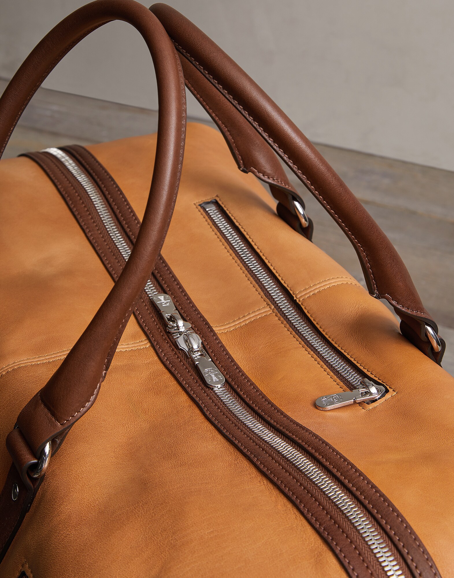 Bolsa para Tiempo Libre Whisky Hombre 3 - Brunello Cucinelli