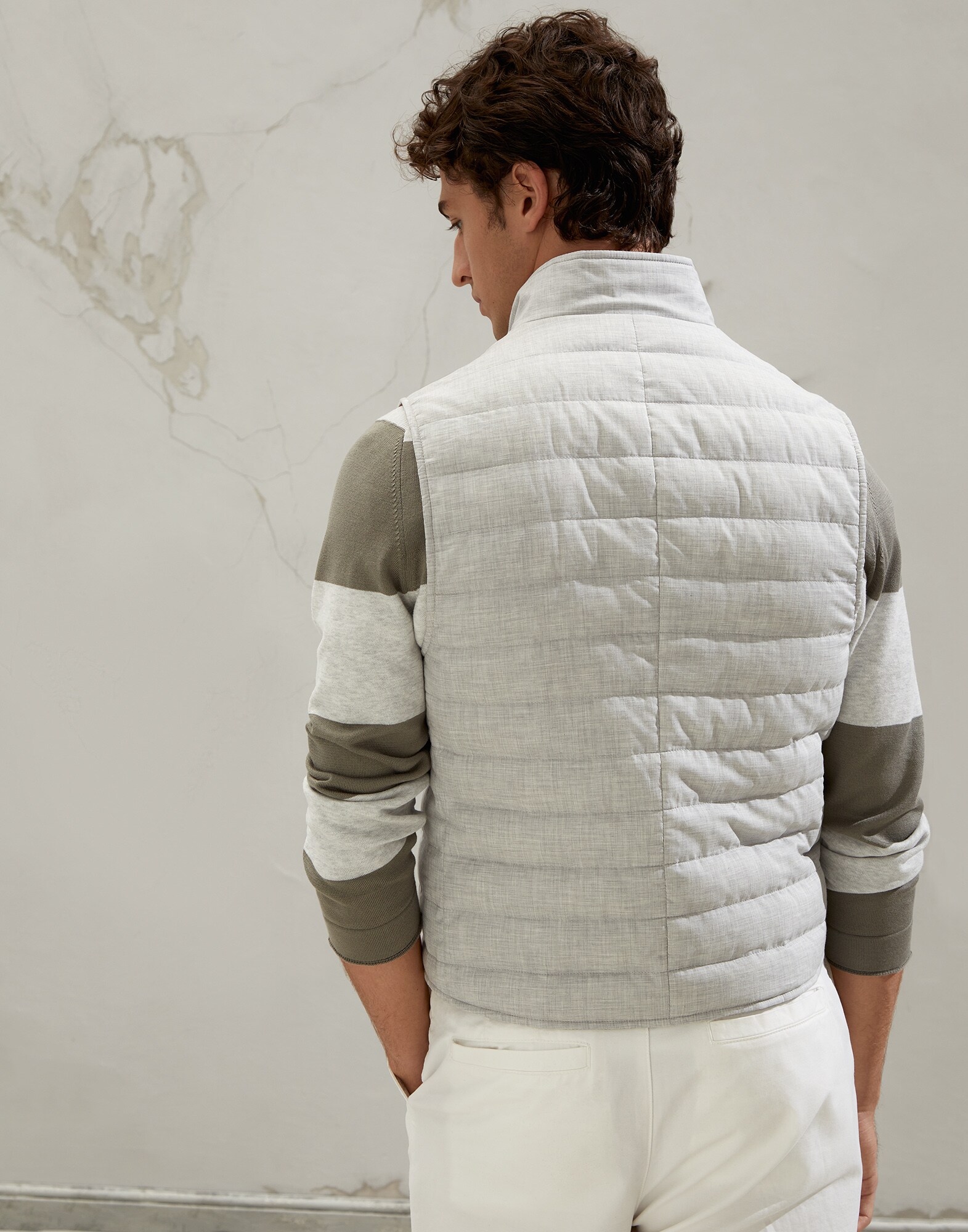 Down Sleeveless Jacket - Back